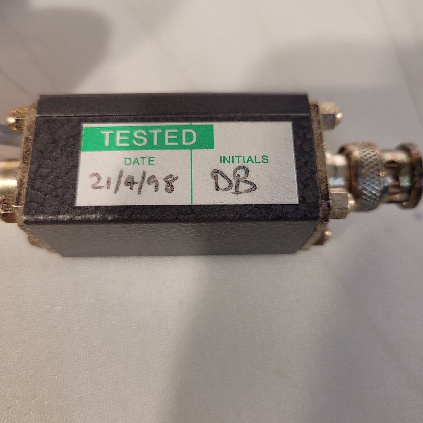 M/A-COM Greenpar Circuit Box Amplifier With BNC Connectors And DB9 Connector