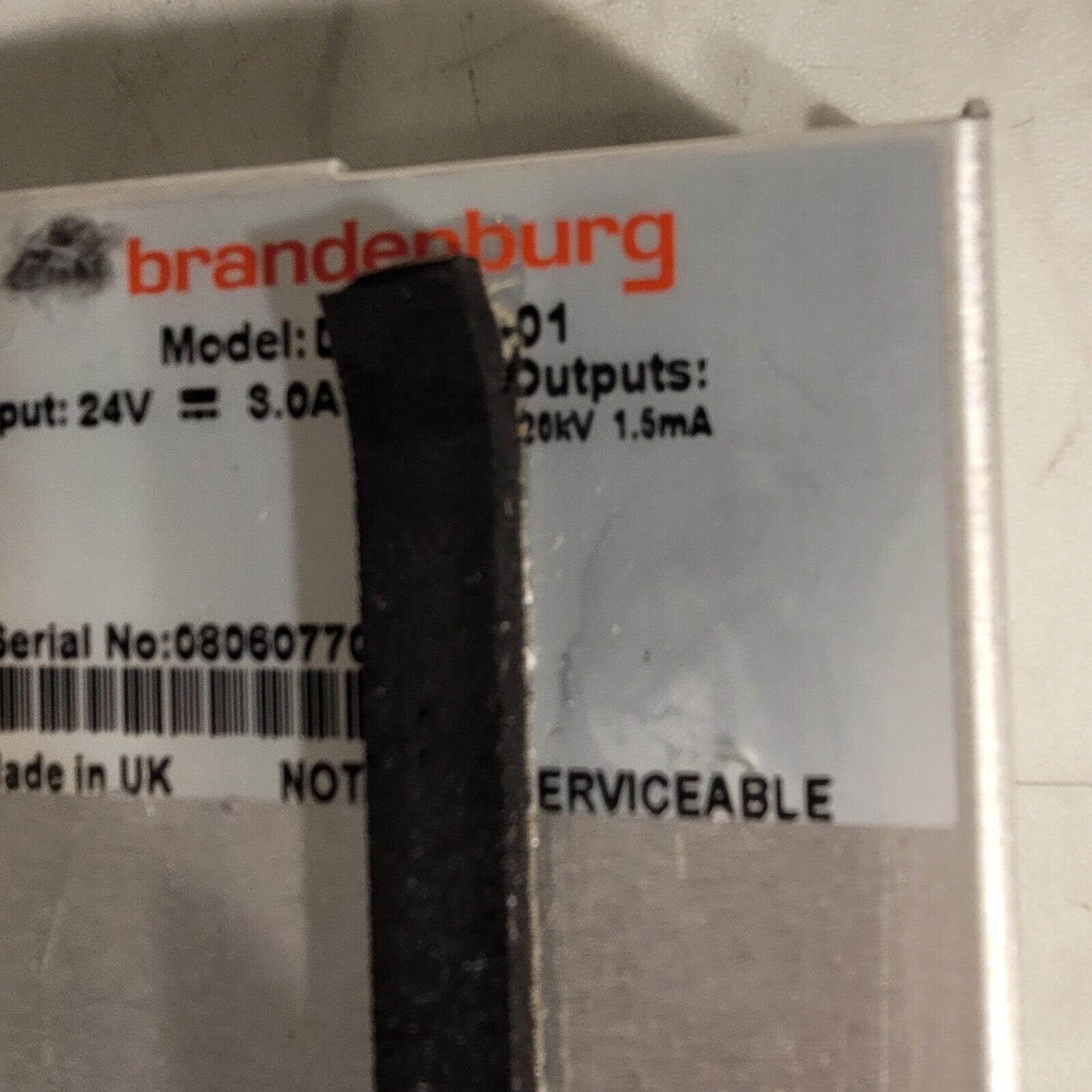 Brandenburg DN1079-01 High Voltage Power Supply 20kV 1.5mA 223766.90394