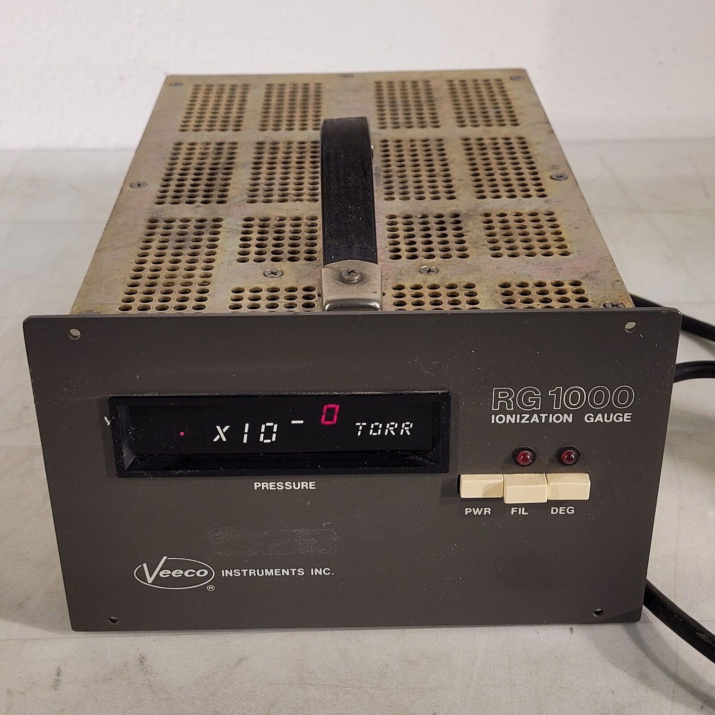 Veeco RG1000 Ionization Gauge Power Supply Controller High Vacuum