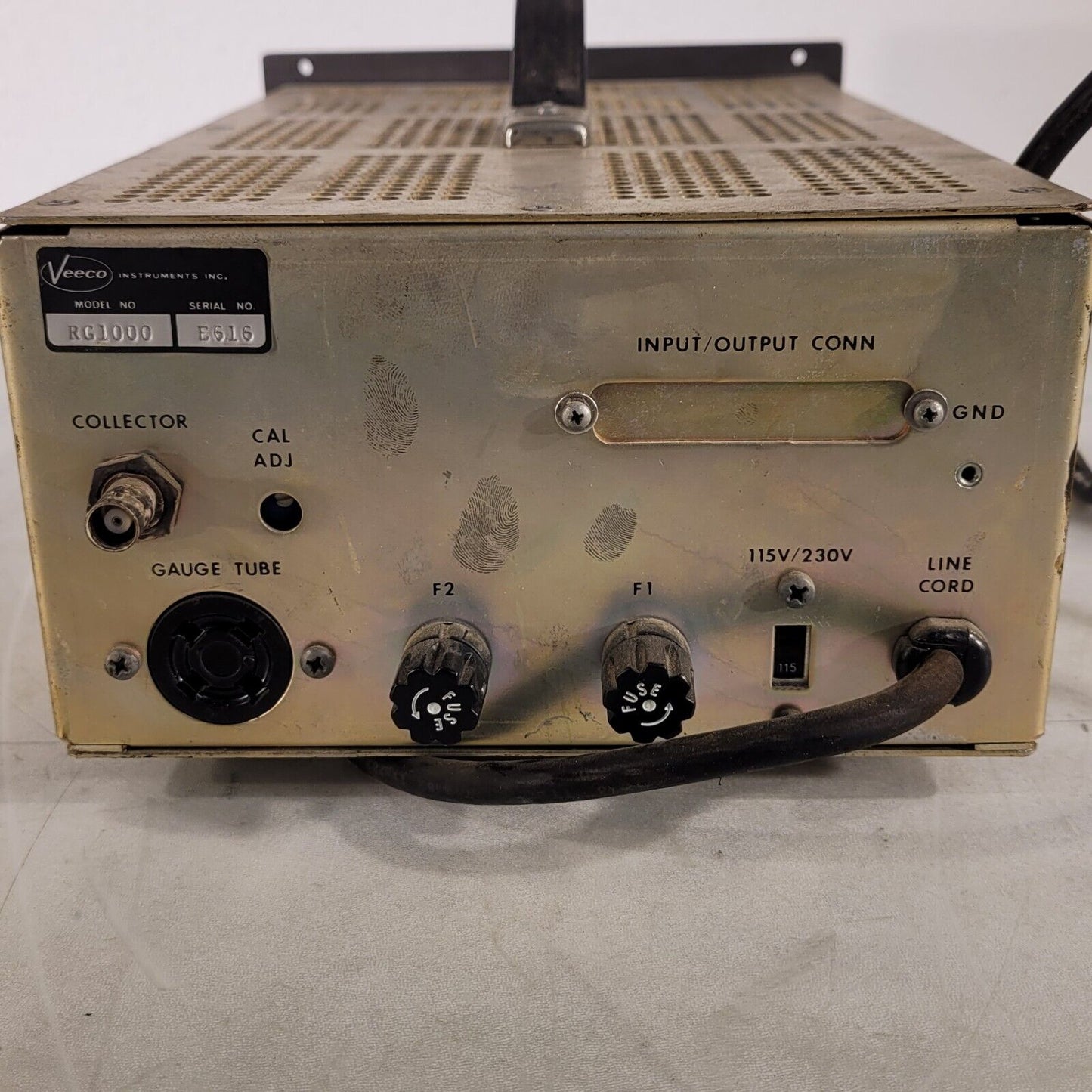 Veeco RG1000 Ionization Gauge Power Supply Controller High Vacuum