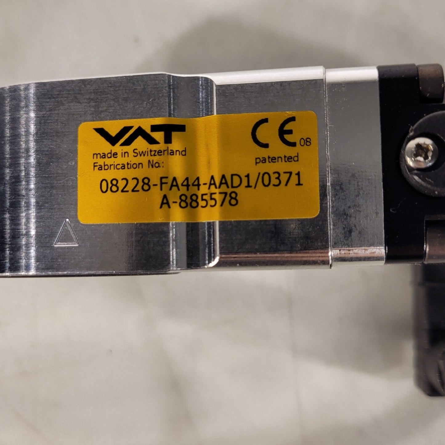 Mac N-7557-008 Vat Gate Valve 3429 12VDC 5.4W Recessed Drop-In UHV High Vacuum