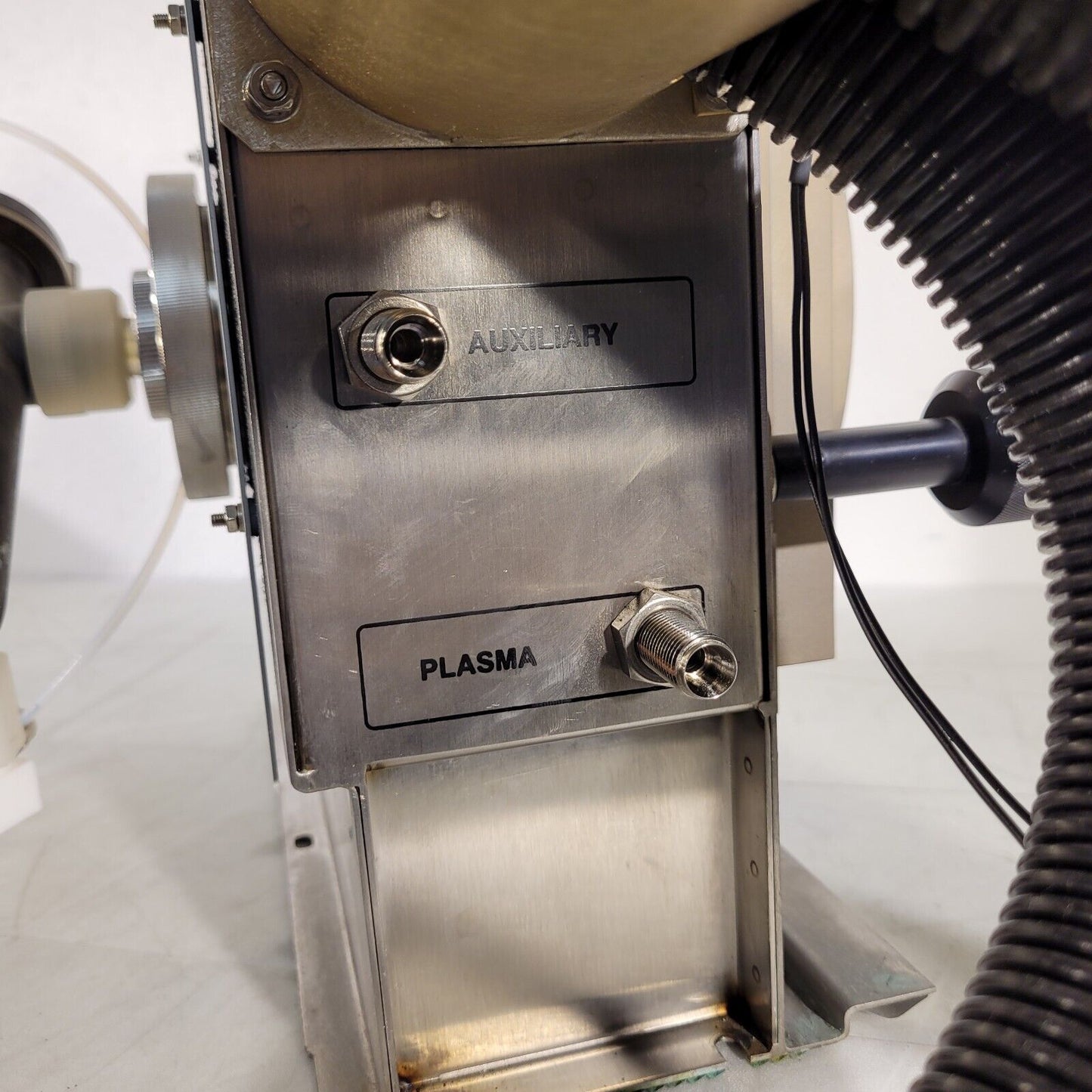 Sample Inlet Plasma Entry Chamber From Perkin Elmer Elan 9000 Mass Spectrometer