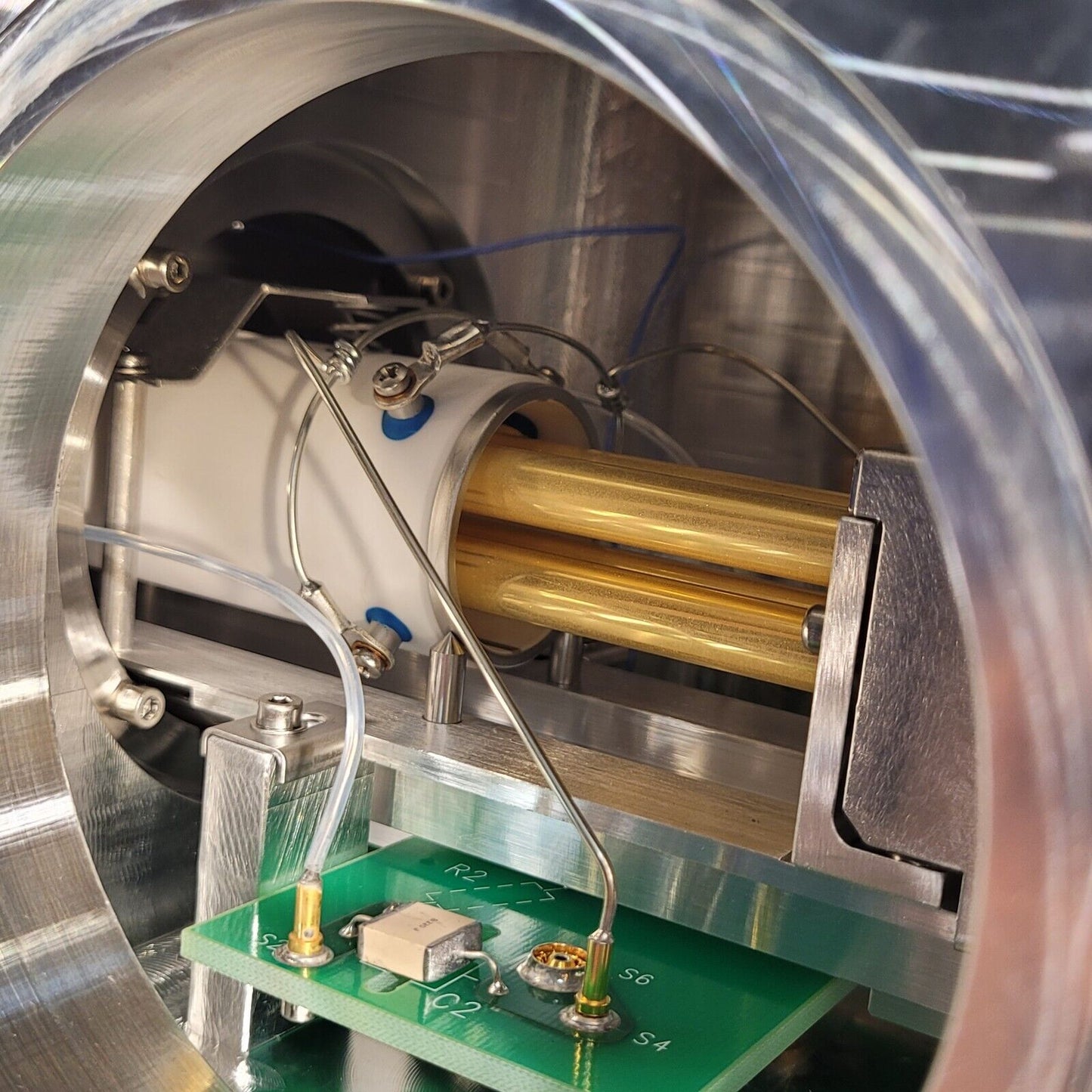 Main Chamber With Sciex 018125-B Board From Perkin Elmer Elan 9000 ICP Mass Spec