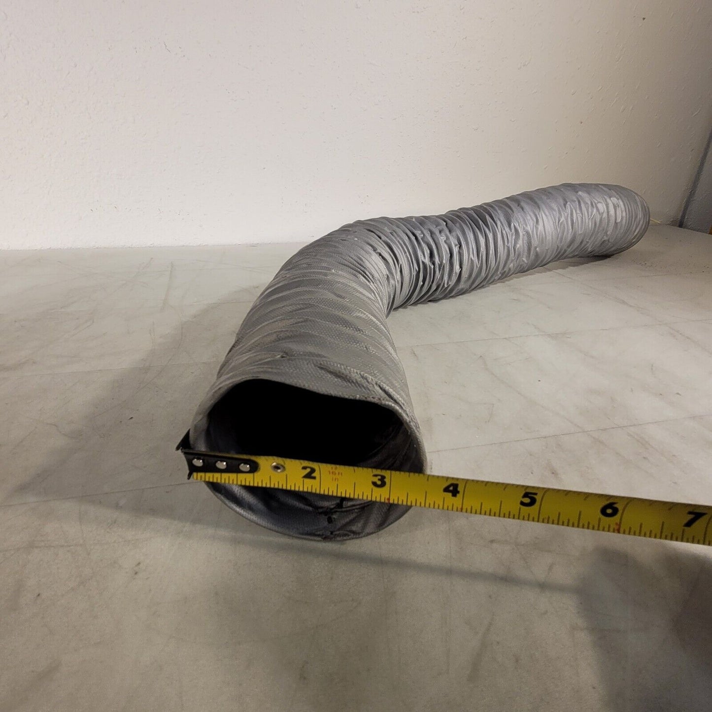 Semi rigid Ventilation Hose 2ft Length 3.5 in. Diameter