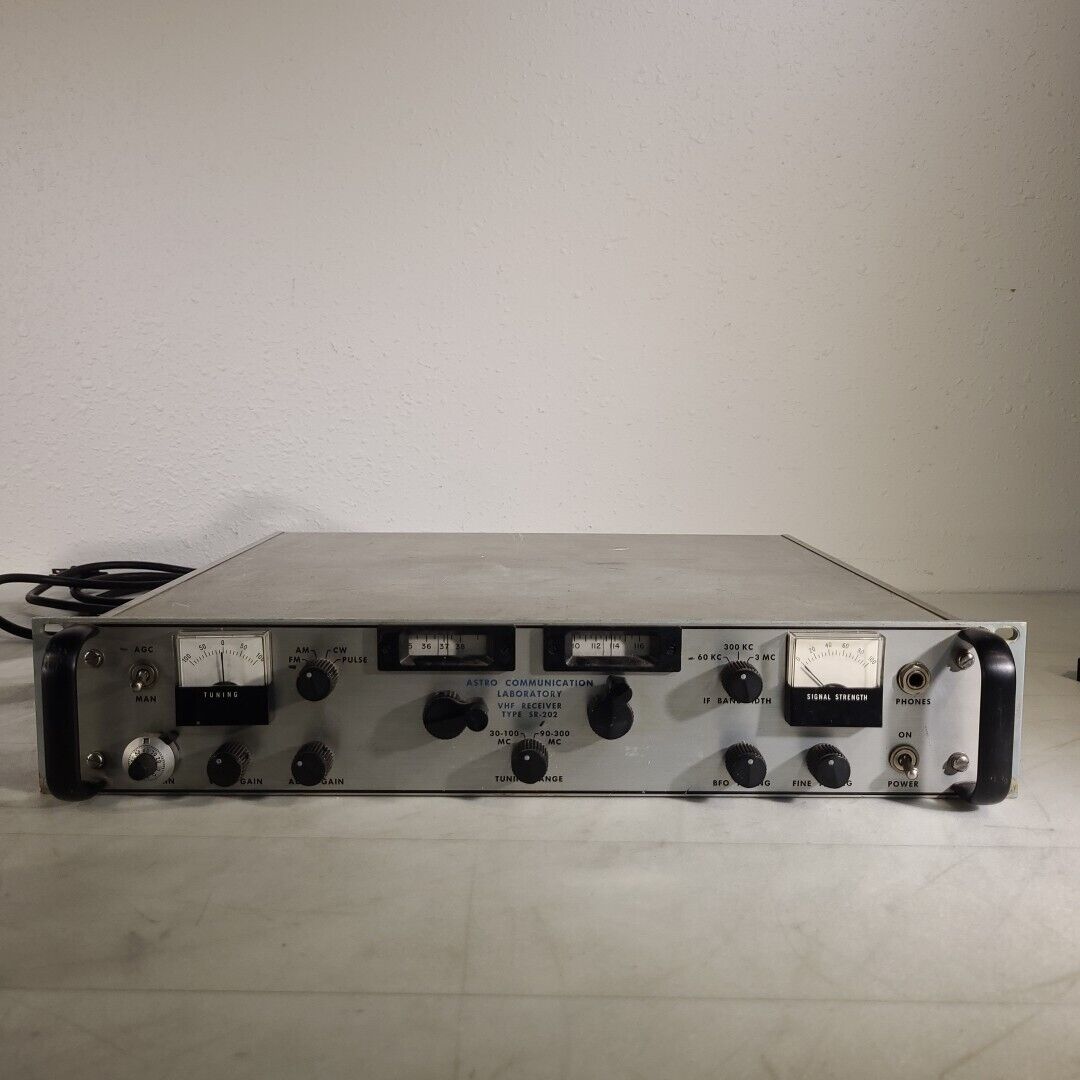 Astro Communication Labratory SR-202 VHF Receiver MC Tuner