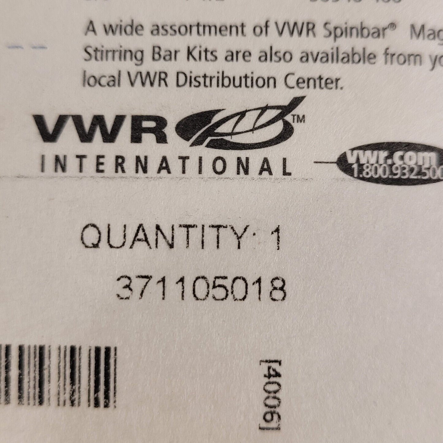 VWR 58948-116 Magnetic Spinbar Stirring Bar Octagonal 1/2" X 5/16" PTFE Coated