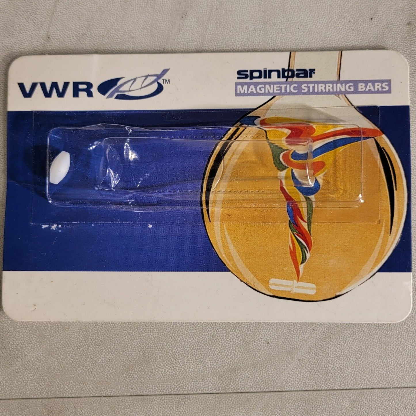 VWR 58943-012 Magnetic Spinbar Stirring Bar Egg-shaped 3/8" X 3/16" PTFE Coated
