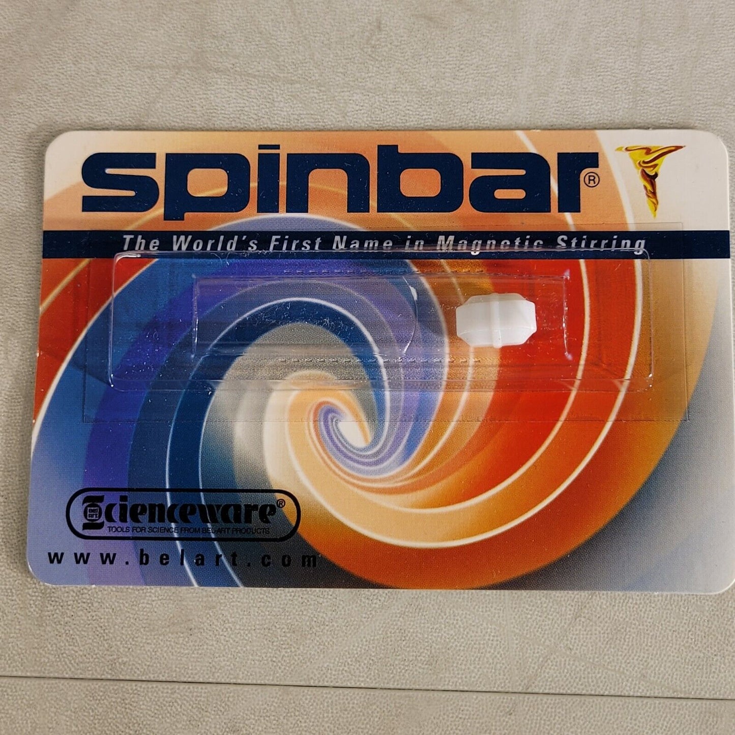 Scienceware 371101256 Spinbar Stirring Bar Octagonal 1/2" X 5/16" PTFE Coated