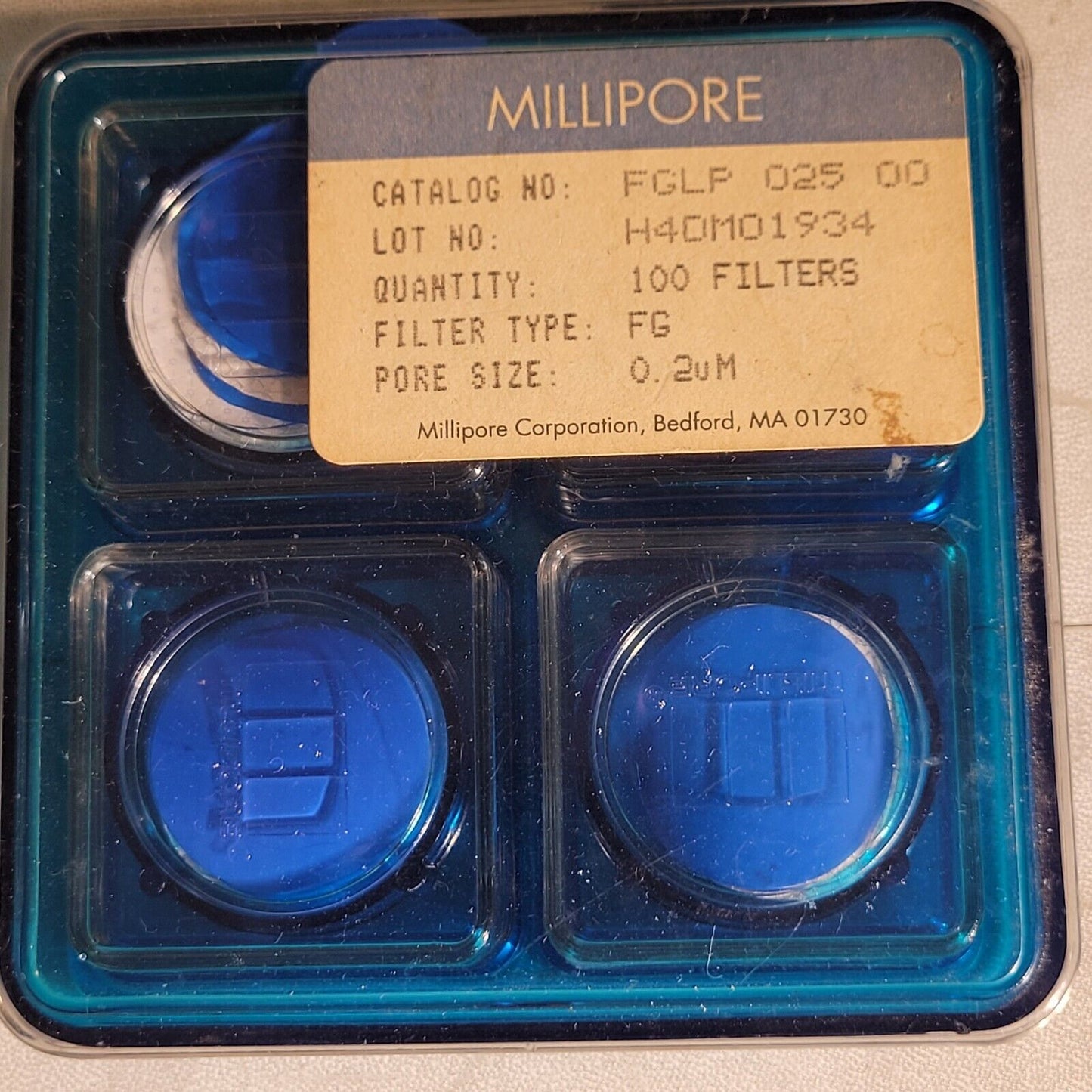 Millipore 0.2uM Filters FGLP 025 00 Partial Box Mostly Full