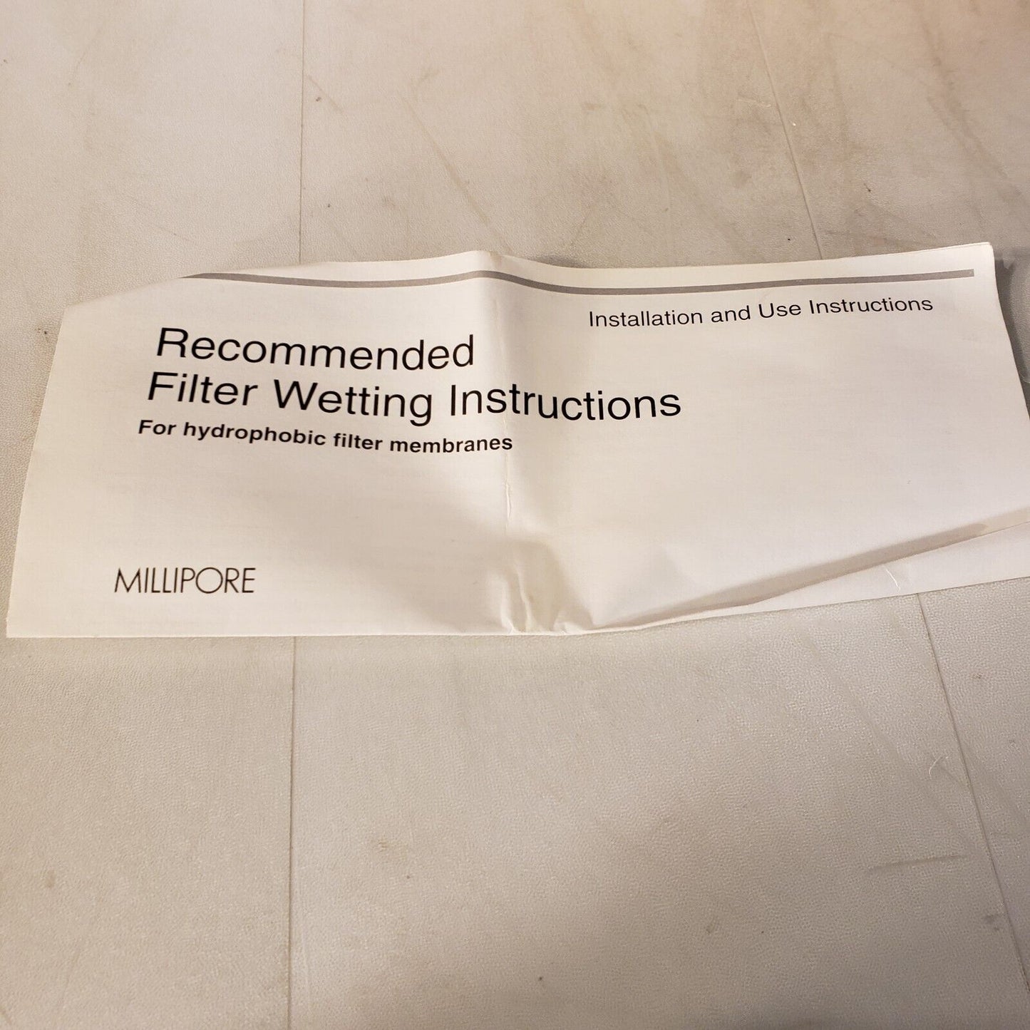 Millipore Wafergard PF-40 Cartridge Filter 1.0 Micrometer uM WGFA40P01