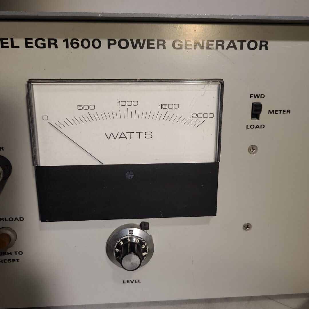ENI EGR 1600 RF Signal Power Generator Variable Frequency 0-2000W