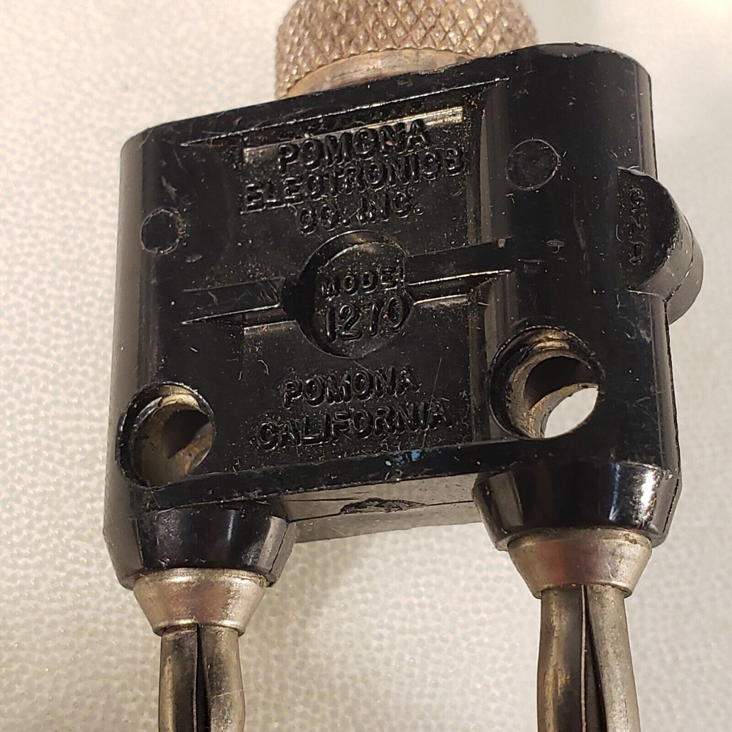 Pomona 1270 Banana Plug BNC Female To Double Male Banana Jacks