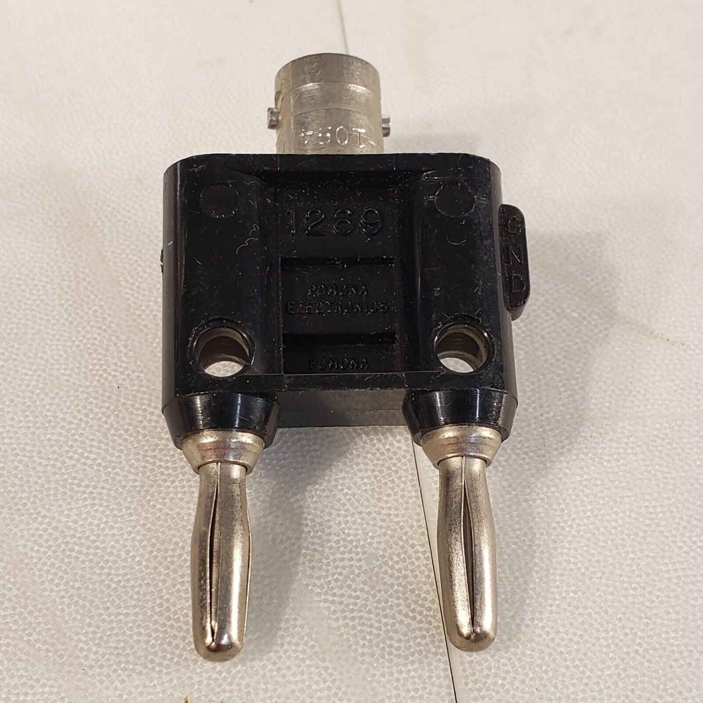 Pomona 1269 Banana Plugs Male BNC Connector To Double Male Banana Jacks