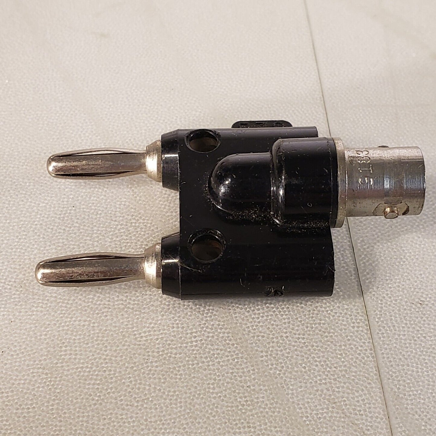 Pomona 1269 Banana Plugs Male BNC Connector To Double Male Banana Jacks