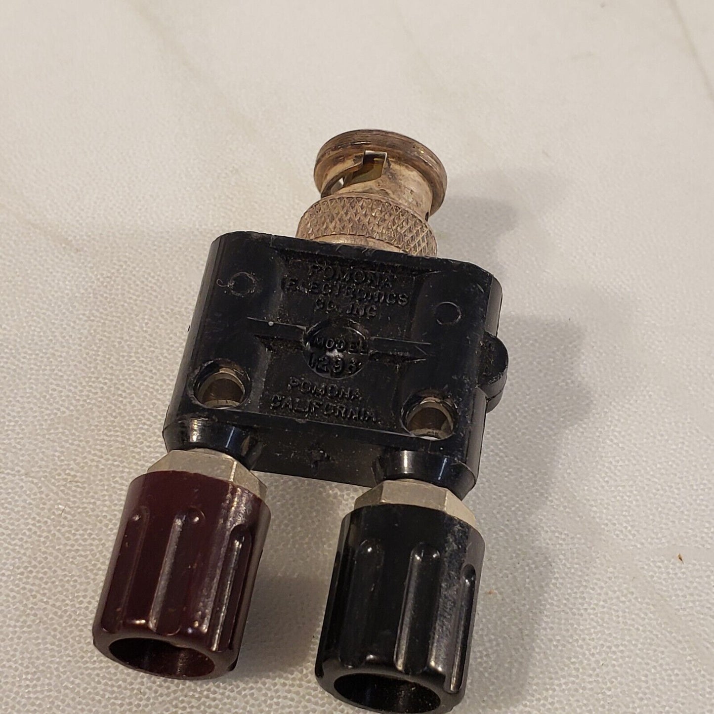 Pomona 1296 Banana Plugs Female BNC Connector To Double Female Banana Jacks