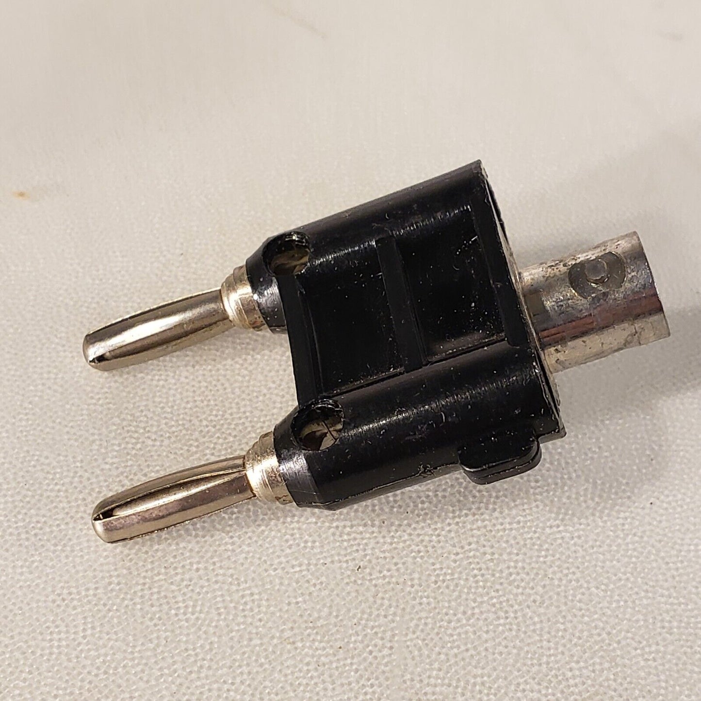 Pomona Black Banna Plug Male BNC Connector To Dual Male Banana Jacks