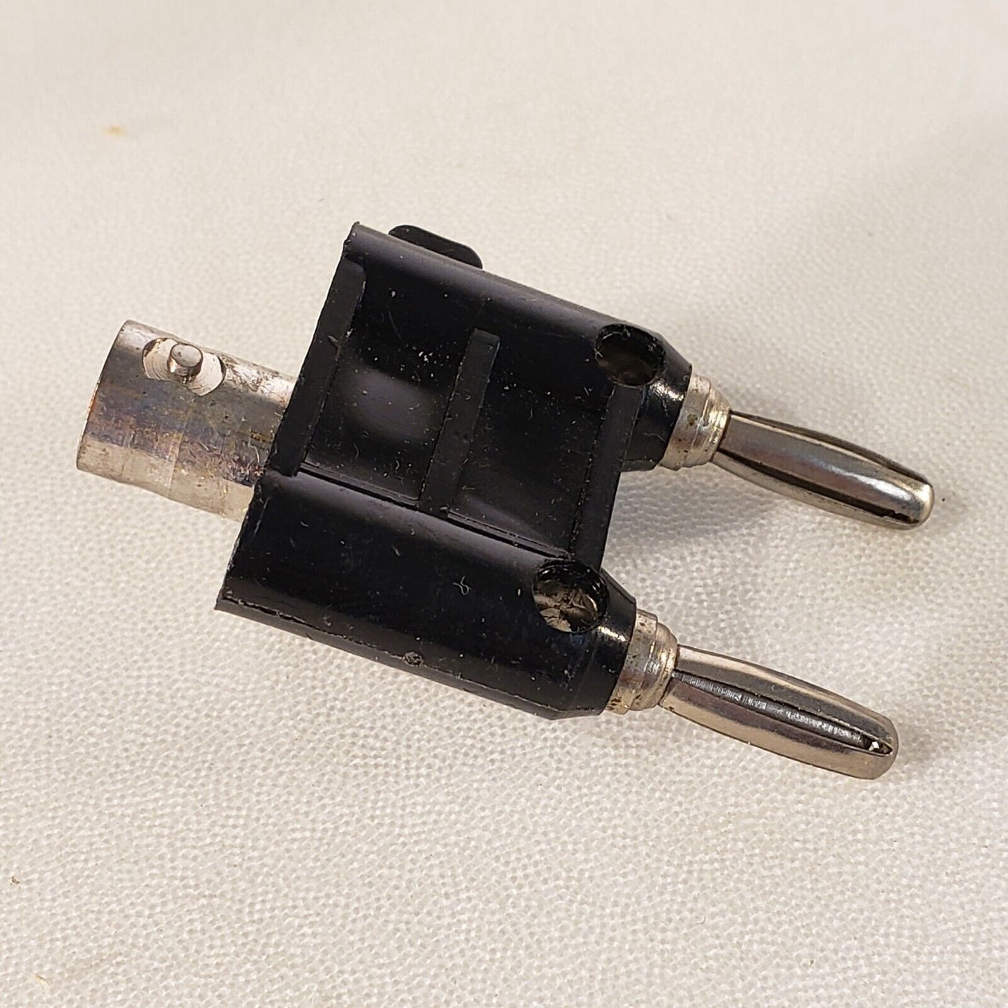 Pomona Black Banna Plug Male BNC Connector To Dual Male Banana Jacks