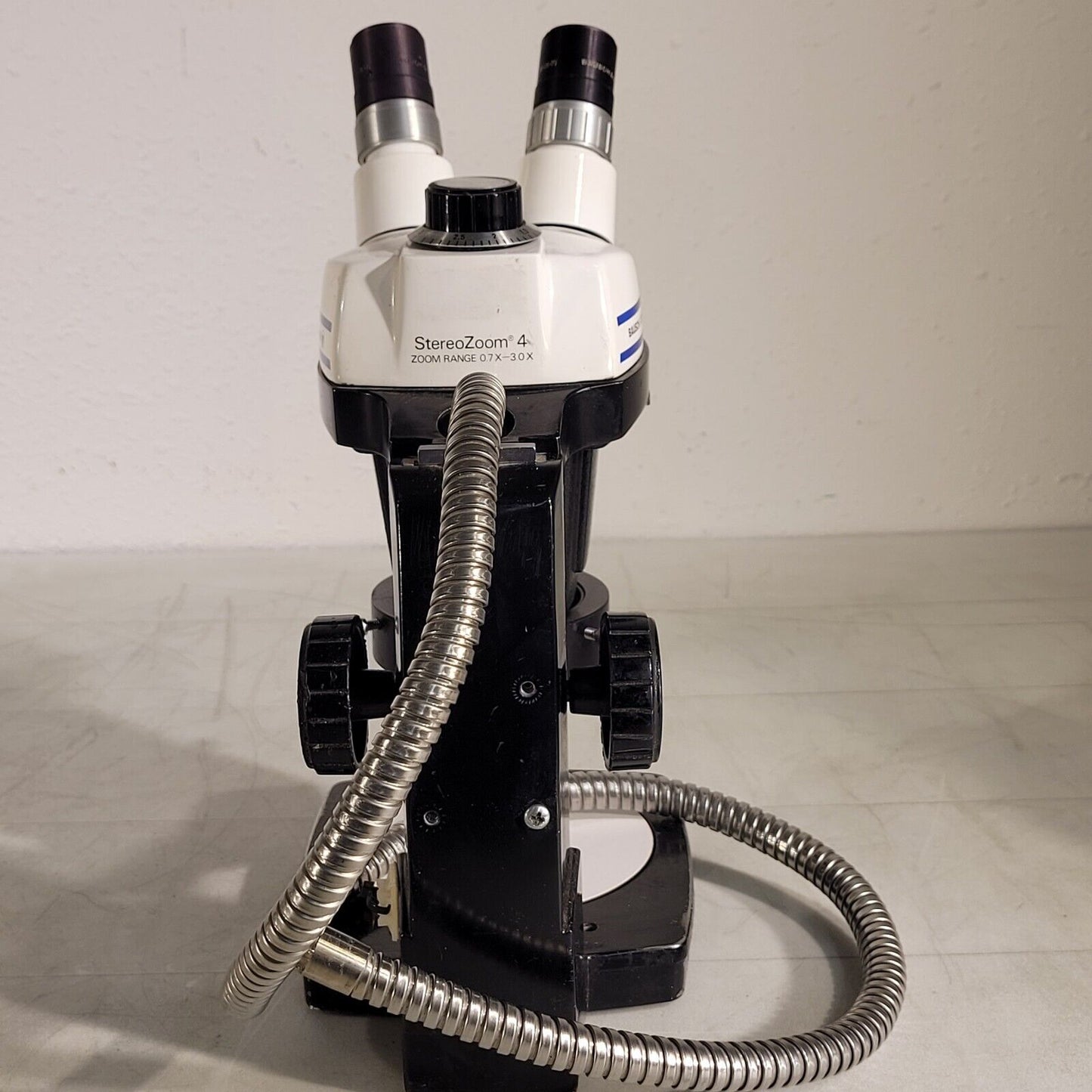 Bausch And Lomb Stereo Zoom 4 Microscope 0.7X - 3.0X With Fiberoptic Ring Light