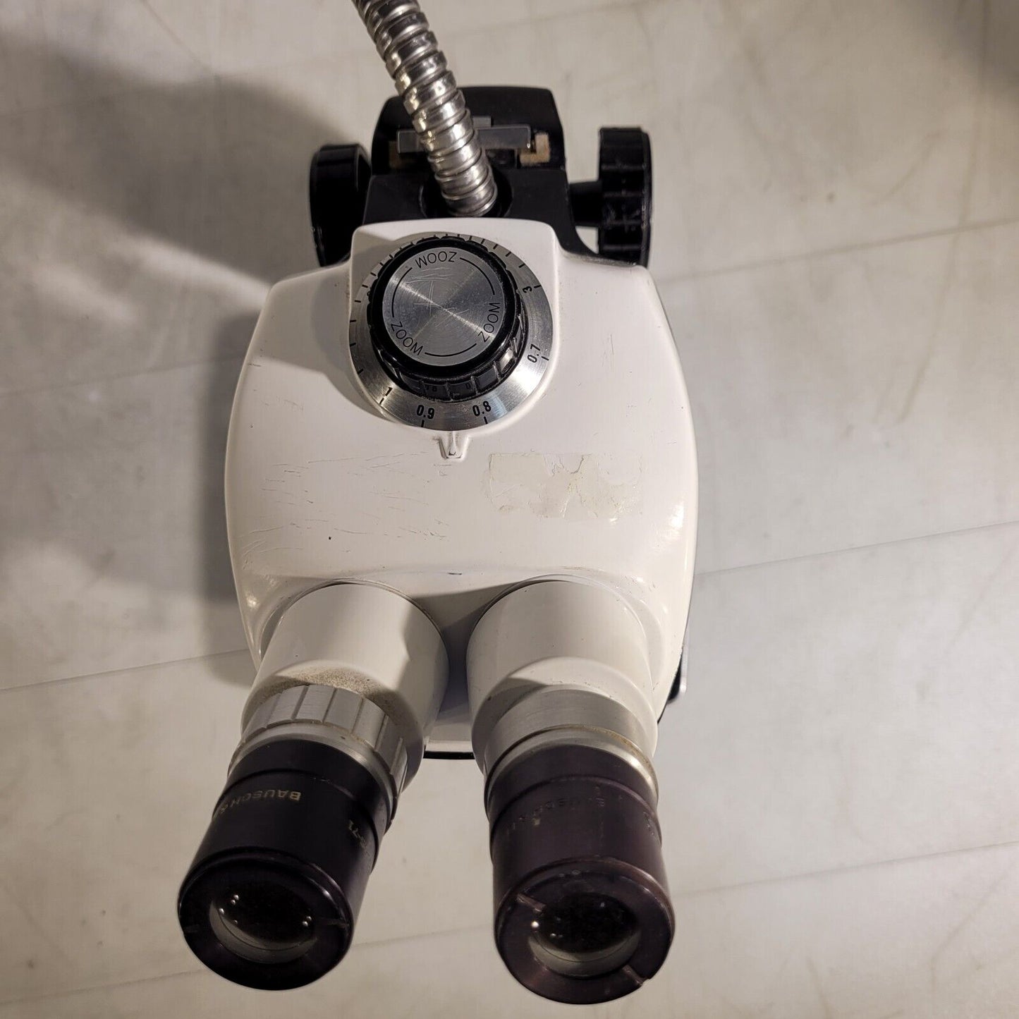 Bausch And Lomb Stereo Zoom 4 Microscope 0.7X - 3.0X With Fiberoptic Ring Light