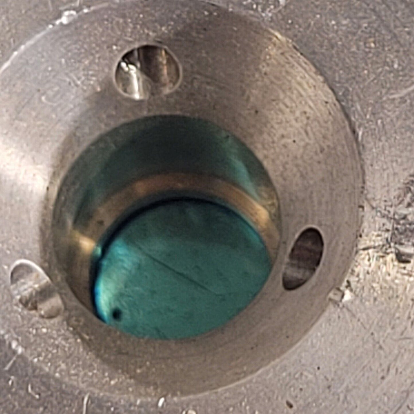 Cavity Optic For Argon Laser With Mirror Some Decay On Optic Reflector Lasing