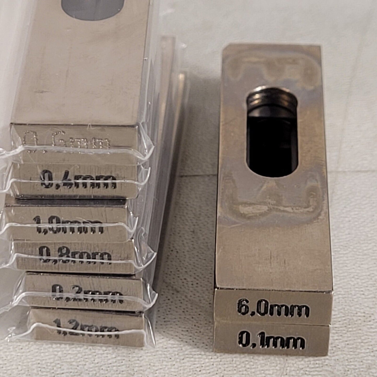 Lot Of Bruker AXS XRD Slit Apertures 6mm 1mm 1.2mm 0.8mm 0.6mm 0.4mm 0.2mm 0.1mm