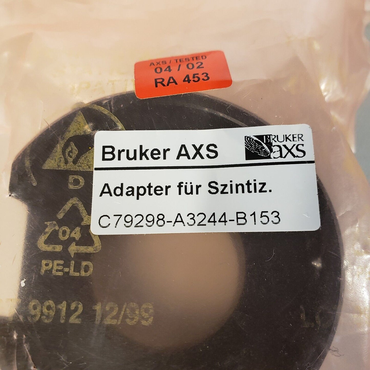 Bruker AXS Adapter Für Szintiz C79298-A3244-B153 Adaptor For Synthesizer XRD