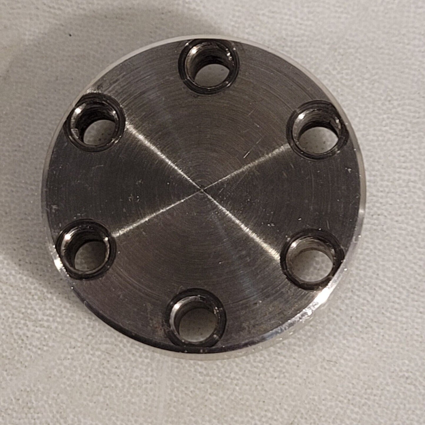 MDC MFG CF 1.33" DN16CF Conflat Blank Flange High Vacuum Knife Edge Good