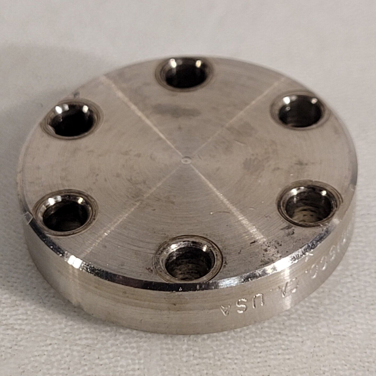 MDC MFG CF 1.33" DN16CF Conflat Blank Flange High Vacuum Knife Edge Good