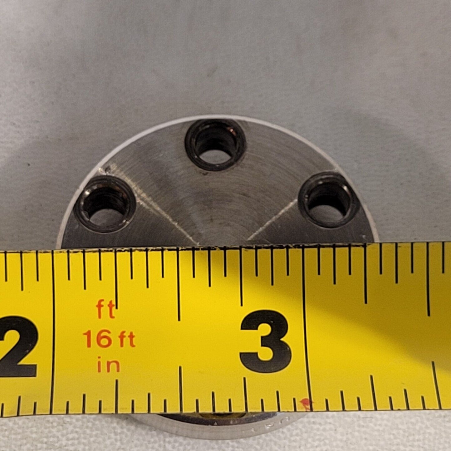 MDC MFG CF 1.33" DN16CF Conflat Blank Flange High Vacuum Knife Edge Good
