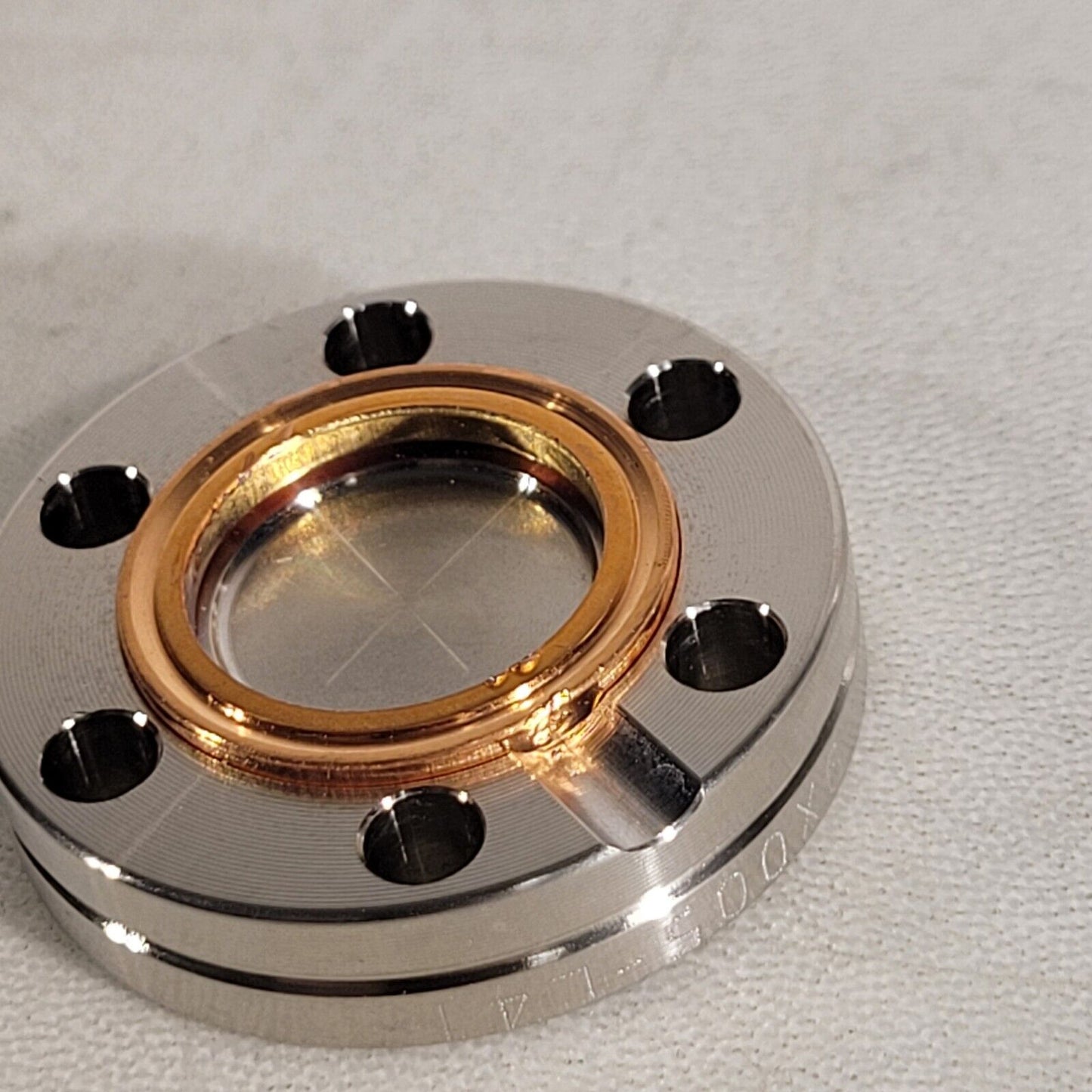 ISO CF 1.33" DN16CF Conflat Blank Flange High Vacuum Knife Edge Good