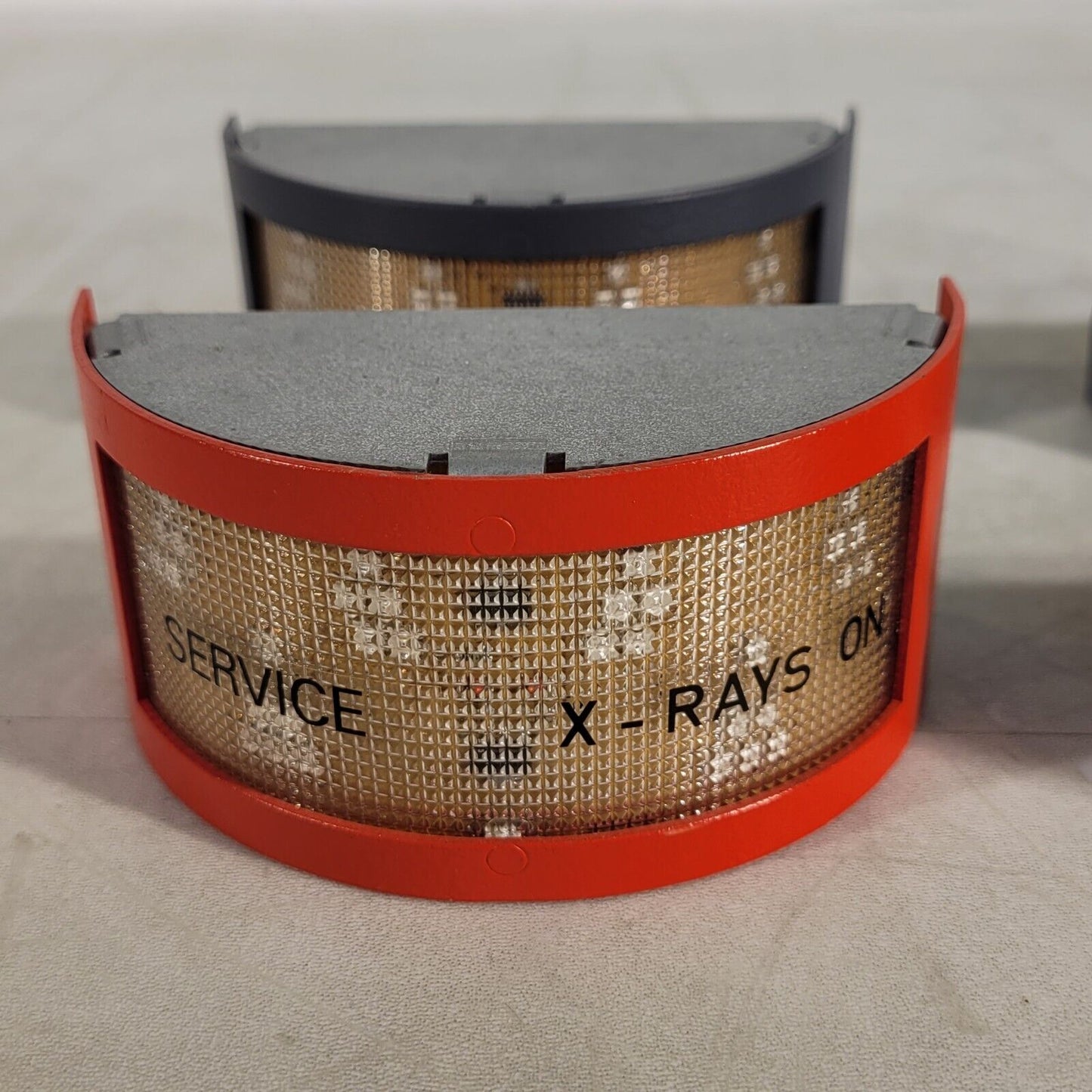 Lot Of 4 Bruker Service Ray On Light Indicator From Bruker D8 XRD Warning Prop