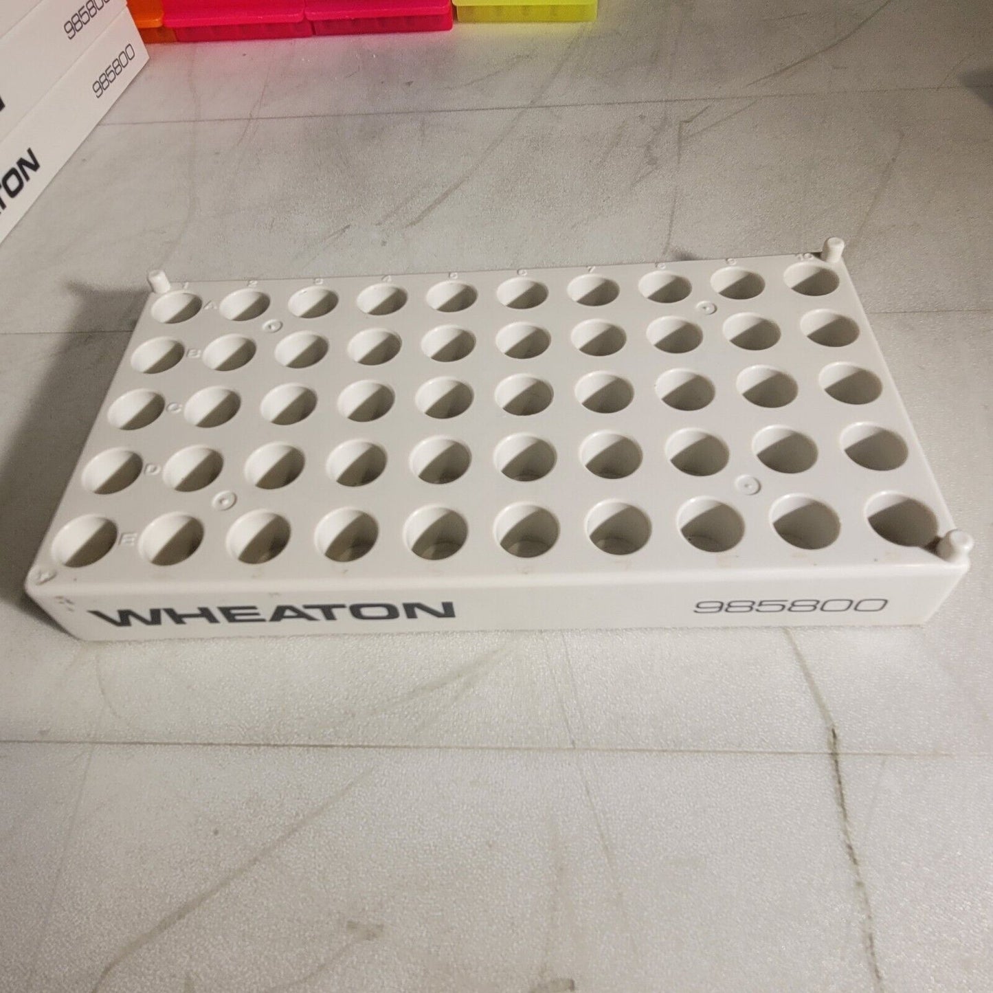 Lot Of Plastic Tube Vial Sample Racks Various Sizes And Types Organizer