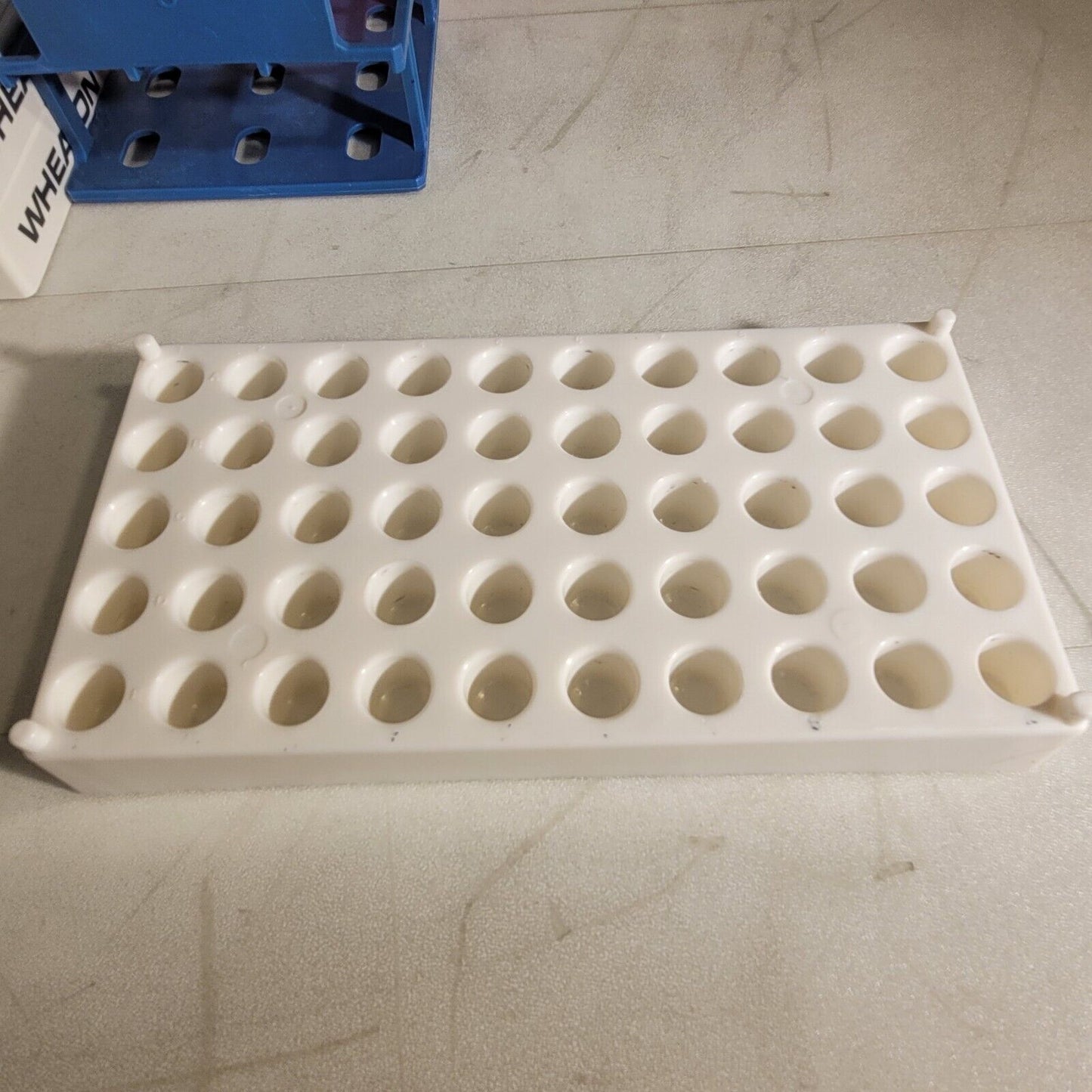 Lot Of Plastic Tube Vial Sample Racks Various Sizes And Types Organizer