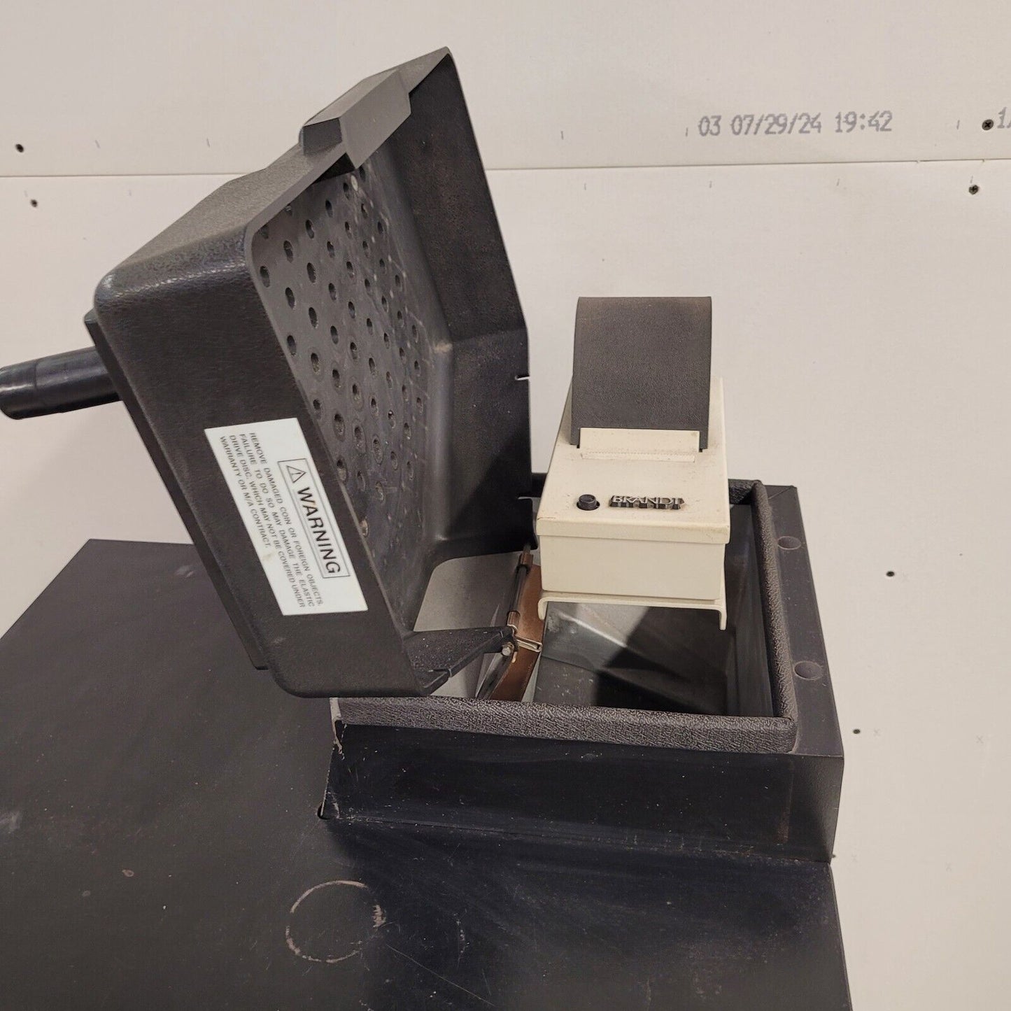 Brandt 6500 Coin Sorter $1, 50c, 25c, 10c, 5c, 1c With Coin Bags Tested Works