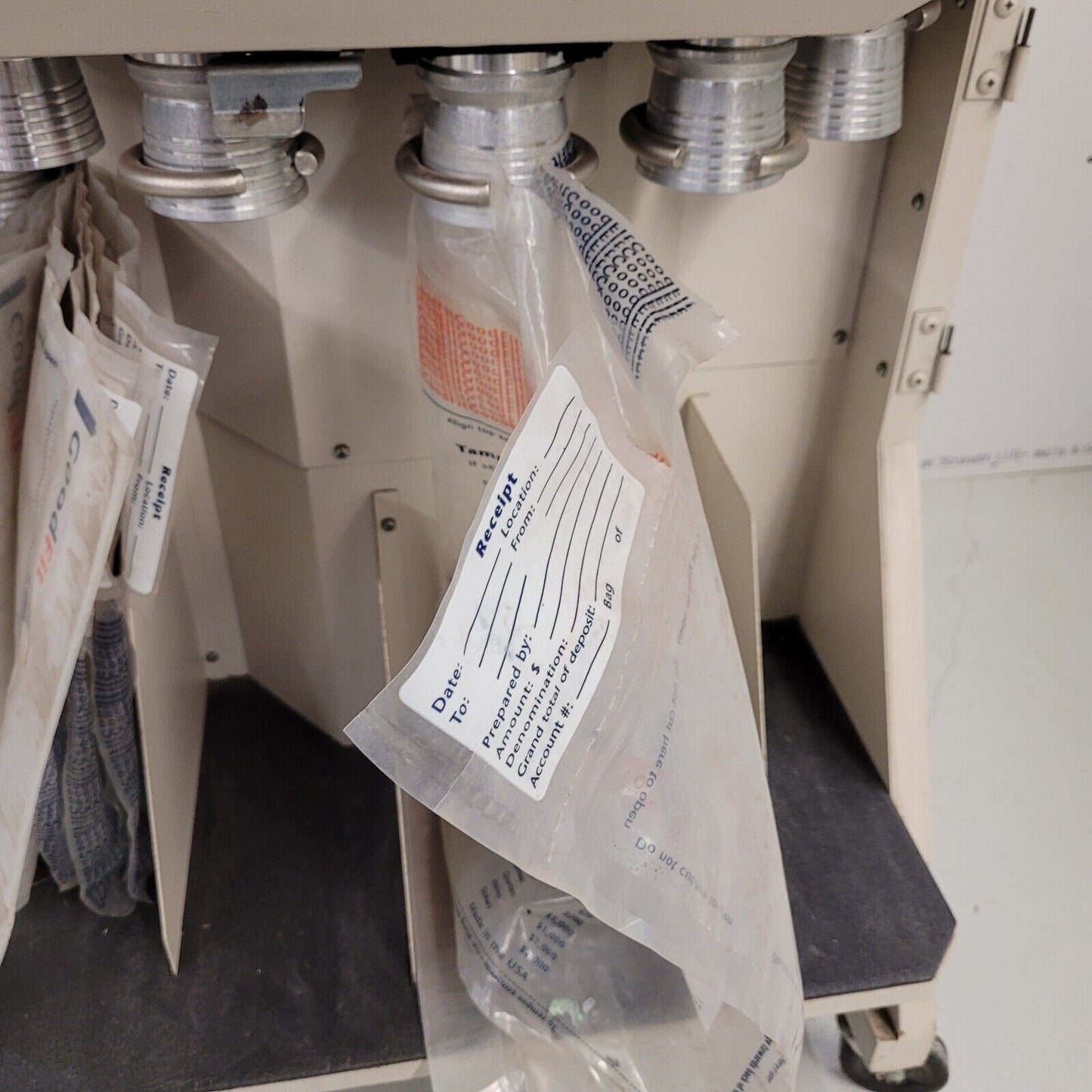 Brandt 6500 Coin Sorter $1, 50c, 25c, 10c, 5c, 1c With Coin Bags Tested Works