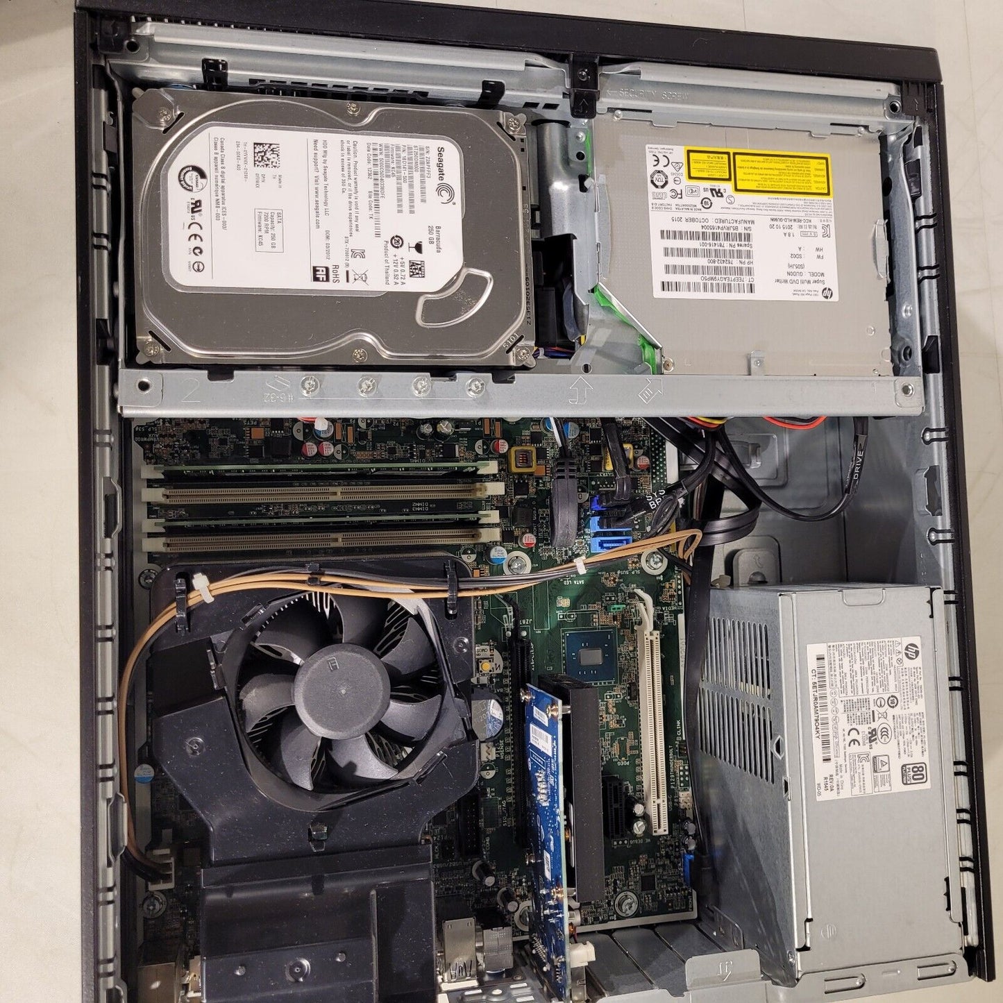 HP EliteDesk 800 G2 SFF Desktop 3.4Ghz CPU 16GB Ram 250GB HDD Intel Core i7 vPro