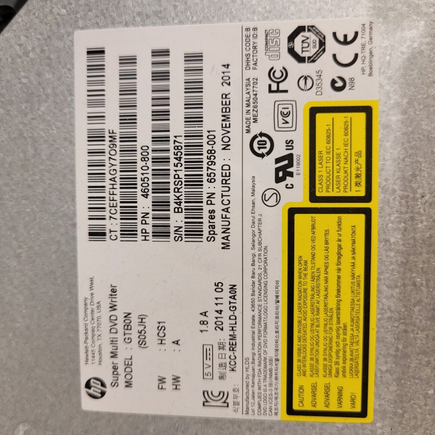 HP EliteDesk 800 G1 USDT Desktop 3.2Ghz CPU 8GB Ram 256GB SSD Core i7 vPro