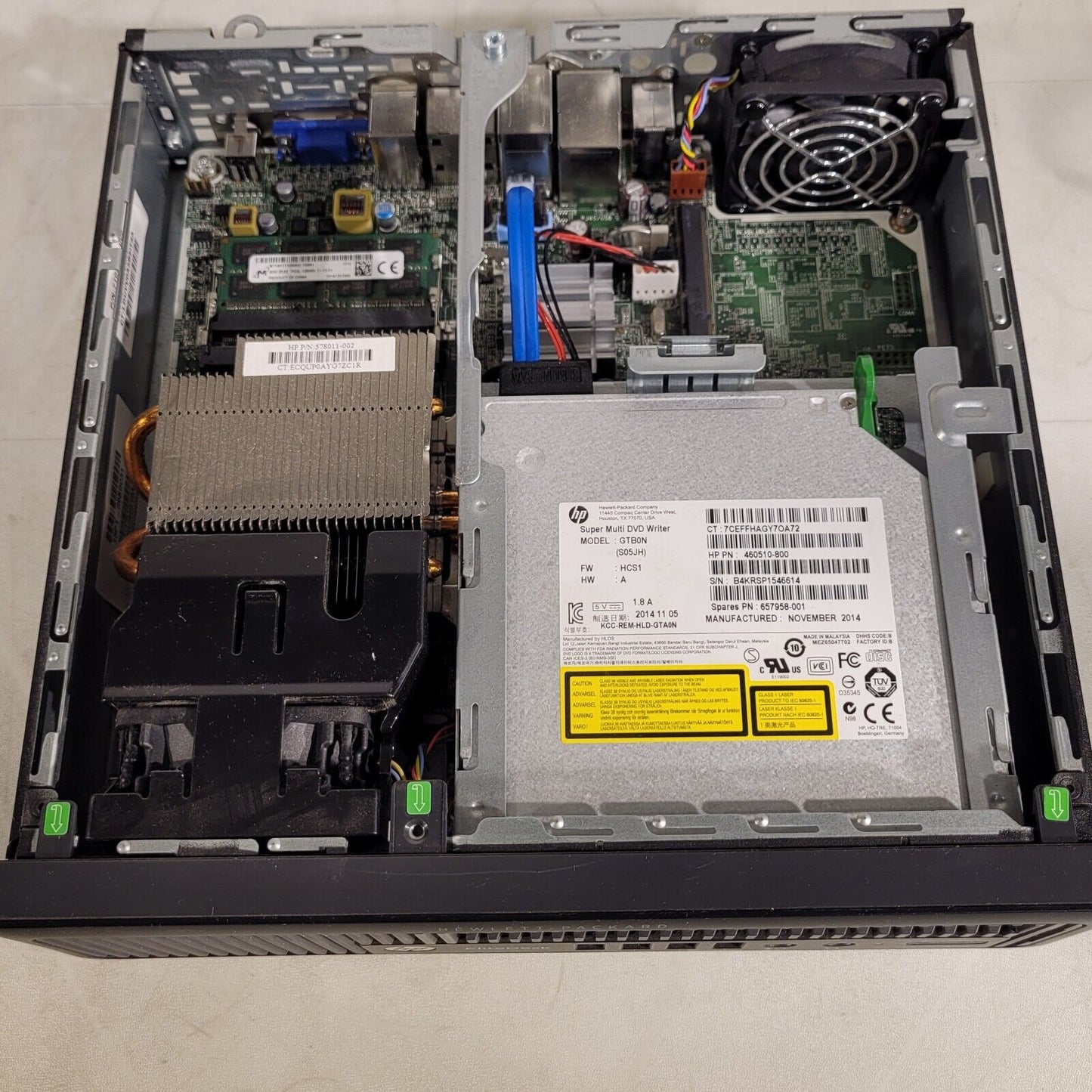 HP EliteDesk 800 G1 USDT Desktop 3.2Ghz CPU 8GB Ram 250GB HDD Windows 7