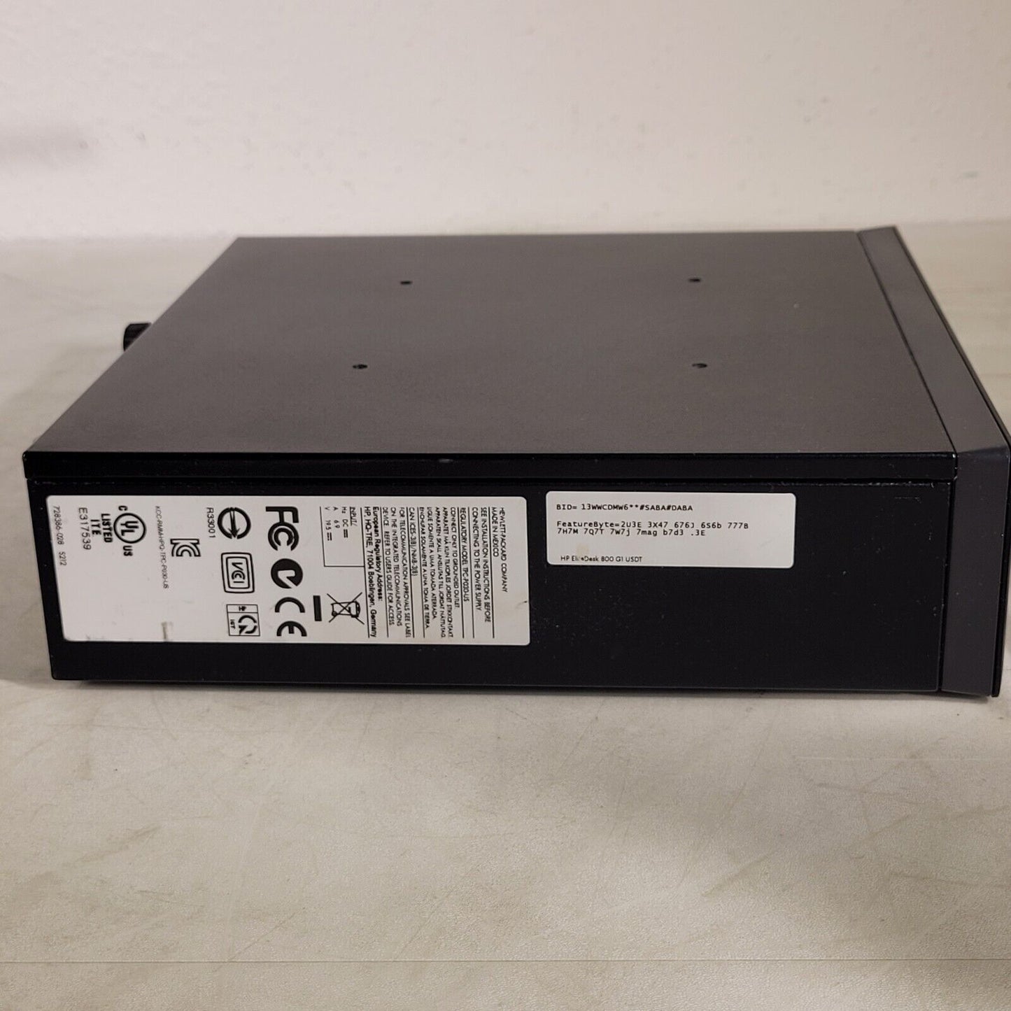 HP EliteDesk 800 G1 USDT Desktop 3.2Ghz CPU 8GB Ram 250GB HDD Windows 7
