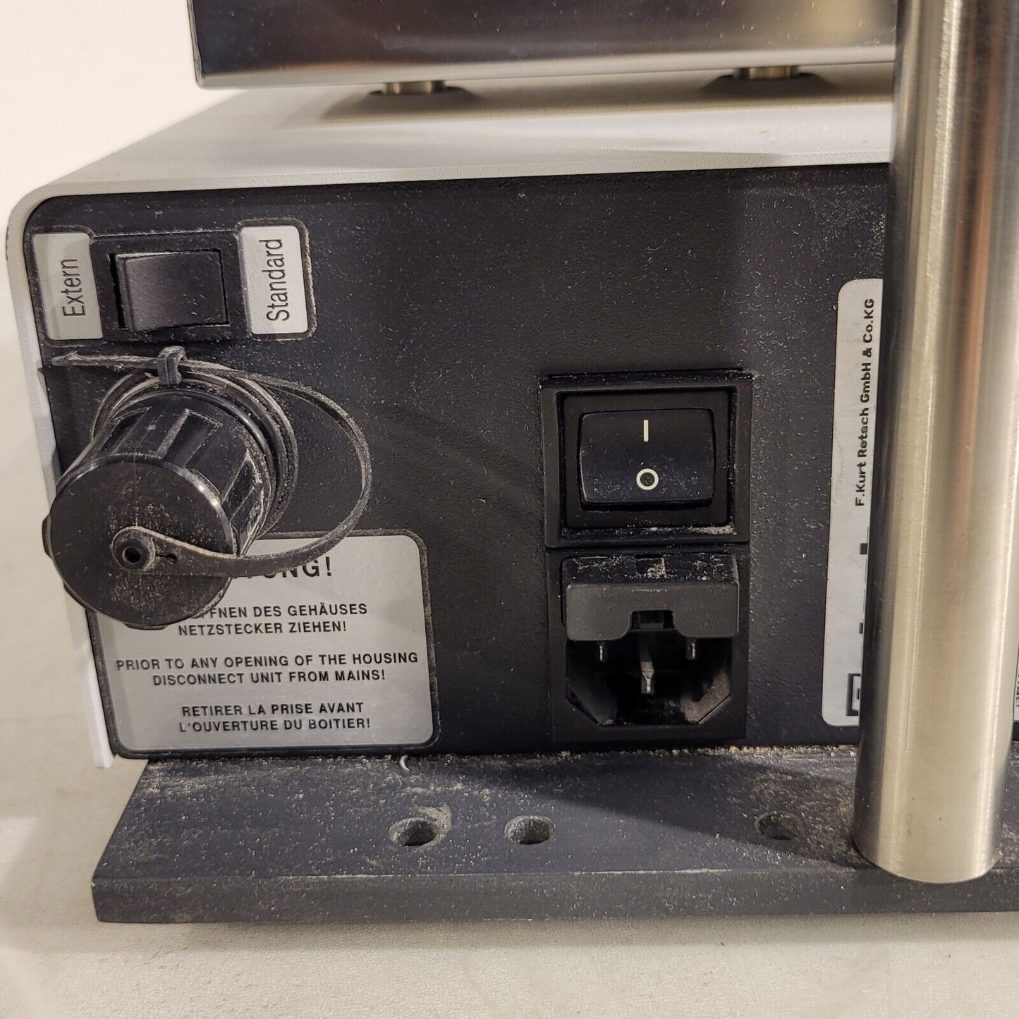 Retsch DR100 Lab Vibratory Feeder 15-40 70.937.006 Loader Allocation Device