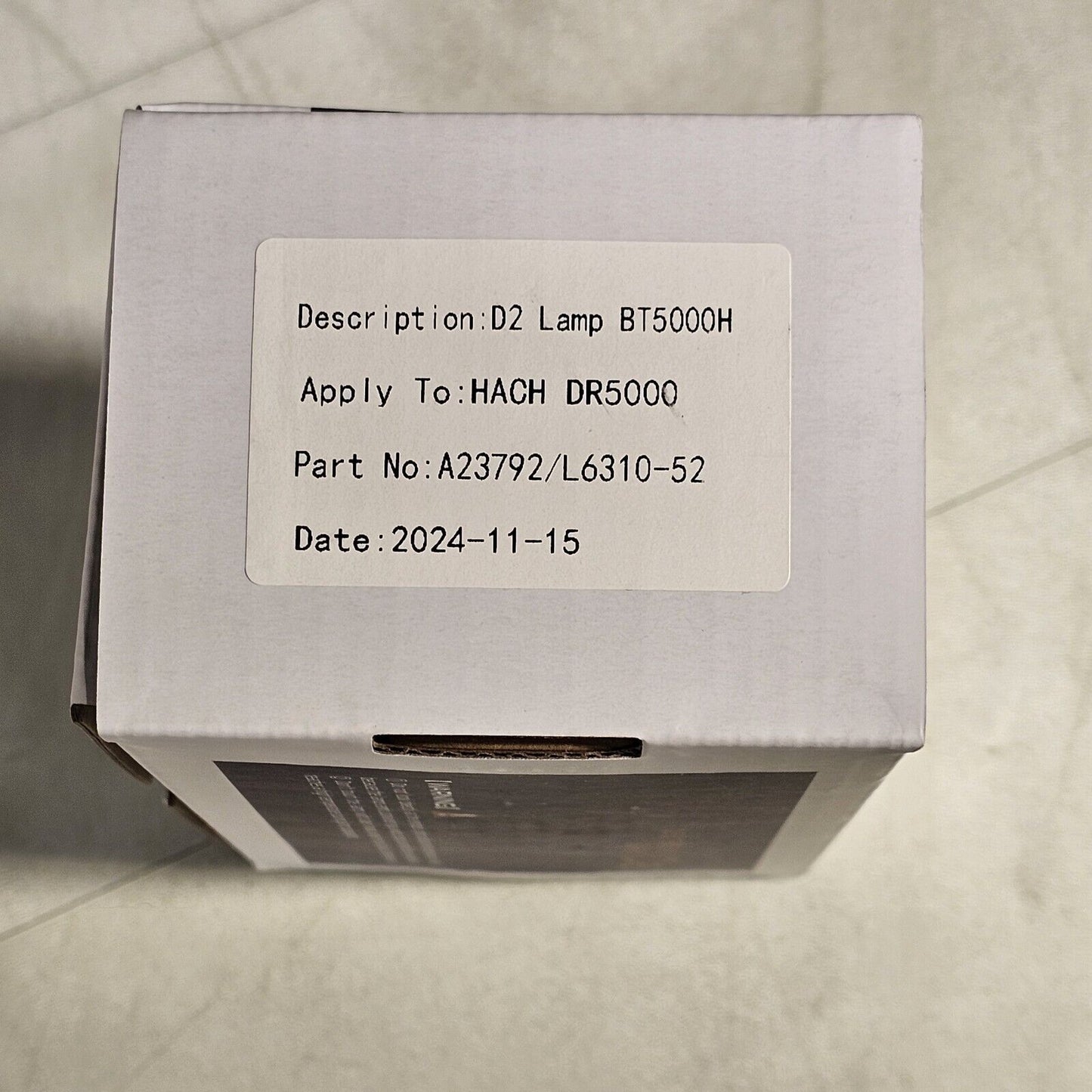 Deuterium D2 Lamp L3610-52 A23792 HACH DR5000 DR6000 Beckman DU 720, DU 730