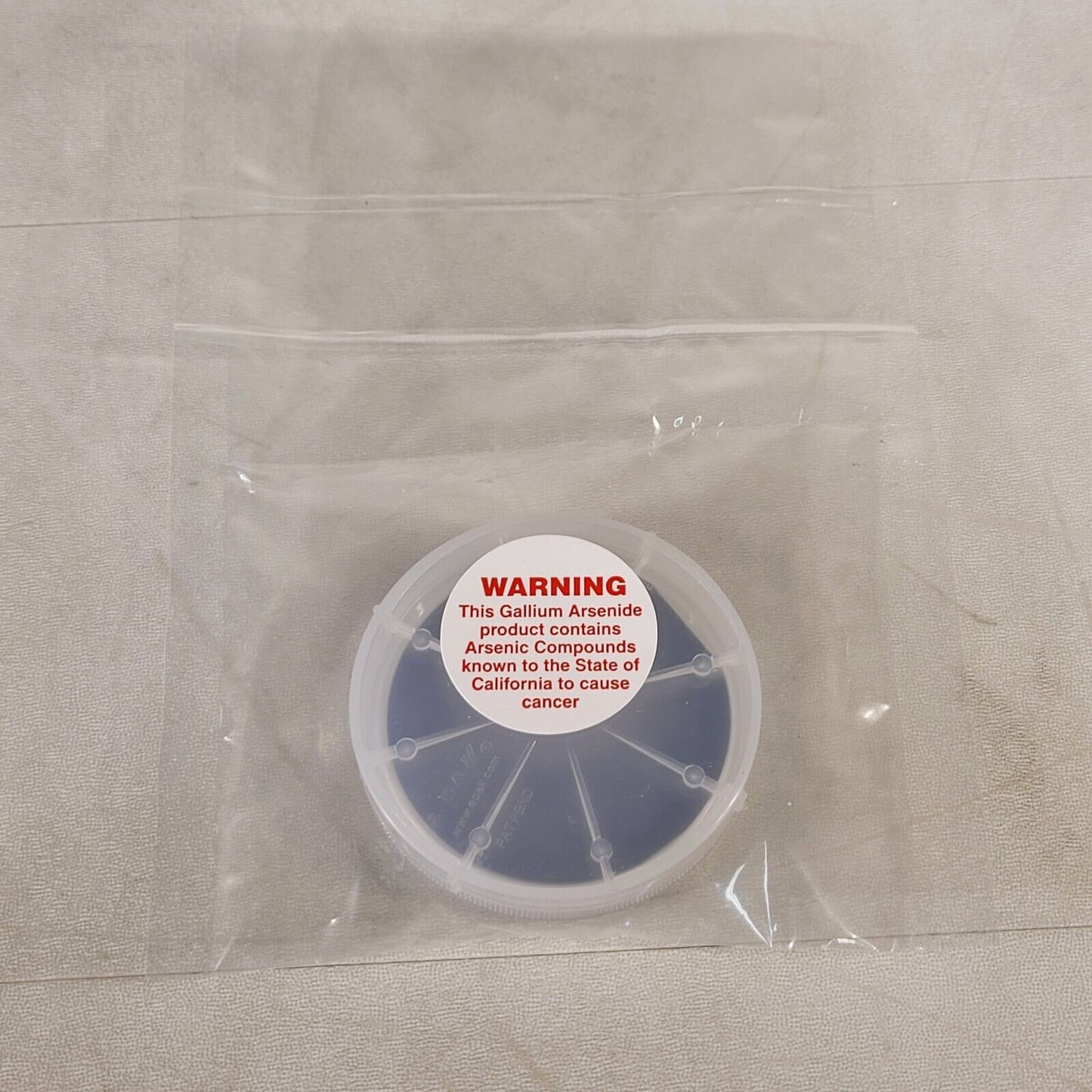 Axt Semiconductor BB750 3 GaAs S-I 50mm 5cm 2" Wafer Chip Disc Material