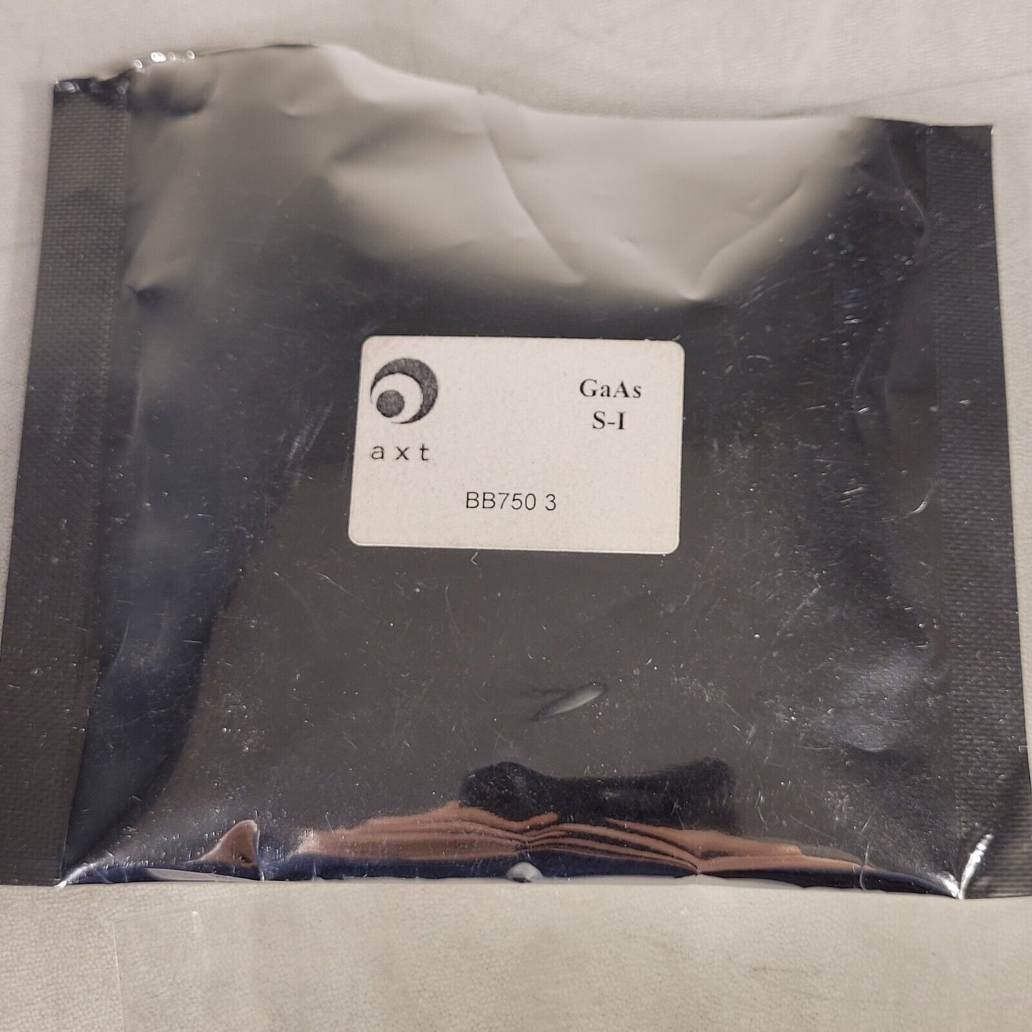 Axt Semiconductor BB750 3 GaAs S-I 50mm 5cm 2" Wafer Chip Disc Material