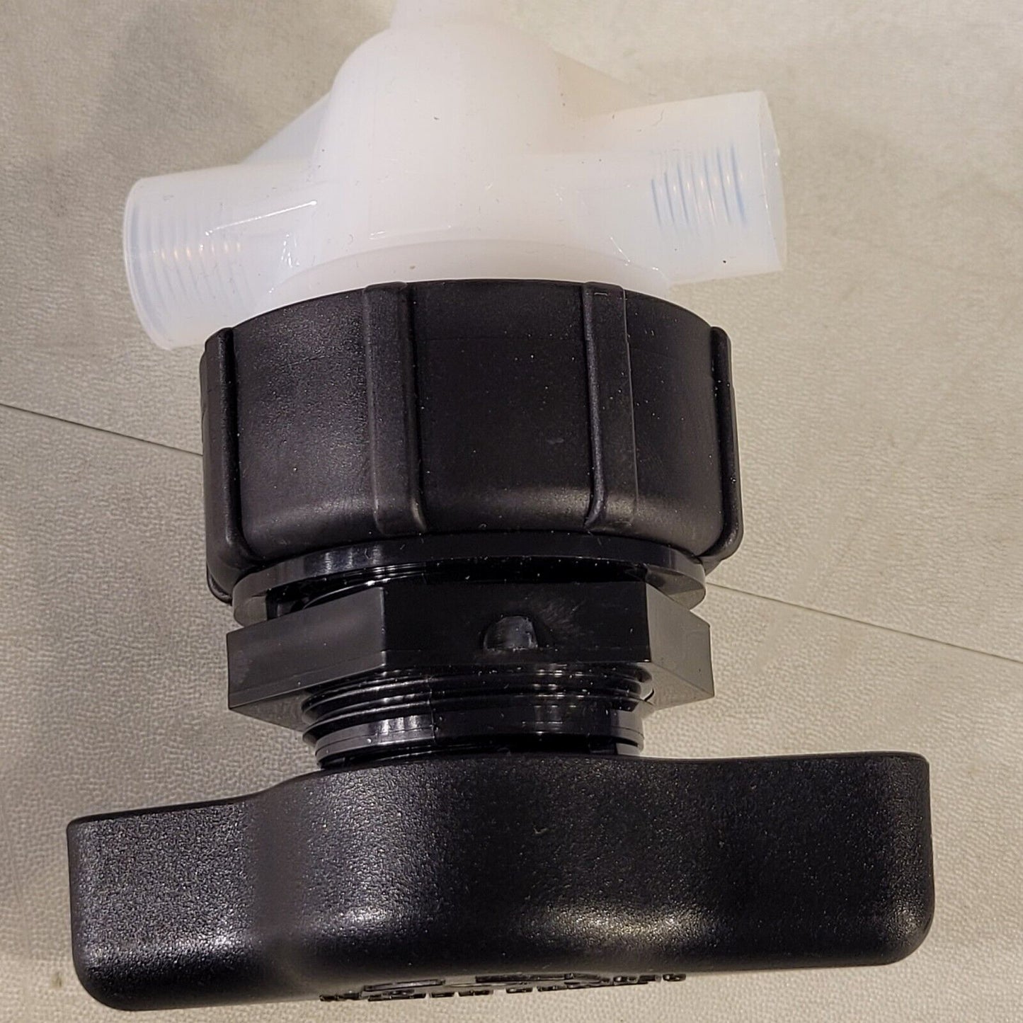 Entegris Flowware 1032-006 PTFE 90 Degree Fluid Ball Valve 1/2-20 Threads