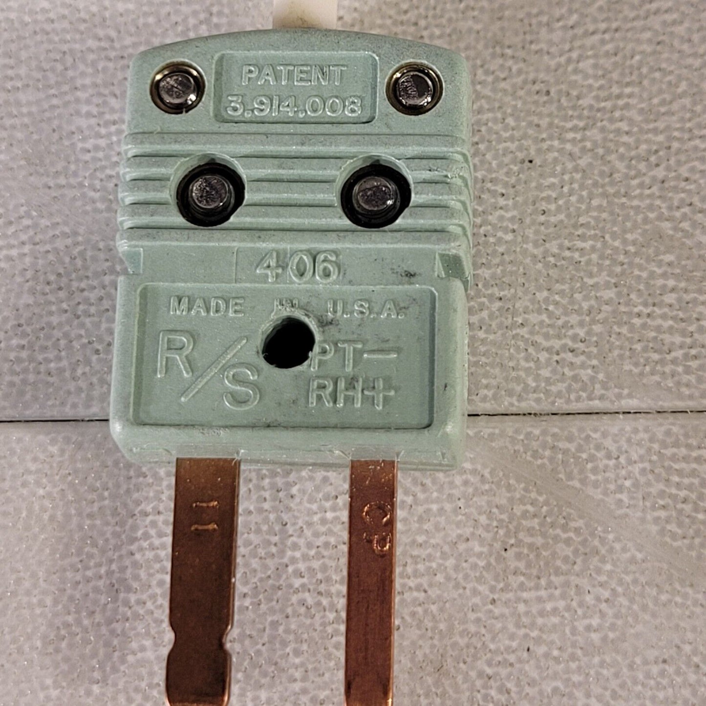 Omega 6561 Thermocouple Straight R/S 406 Pt-Rh Wire Material