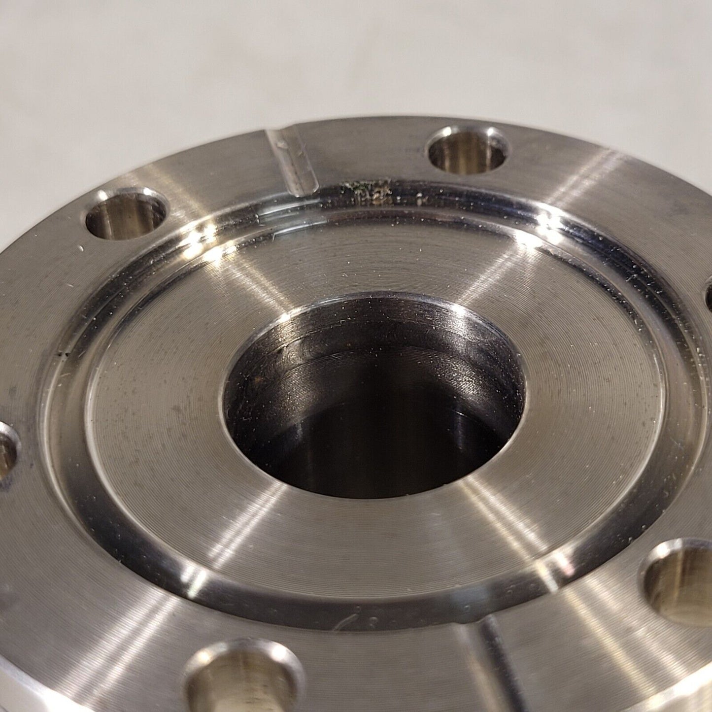 2.75" Conflat DN35CF To KF25 NW25 High Vacuum Adapter Through Holes SS UHV CF35