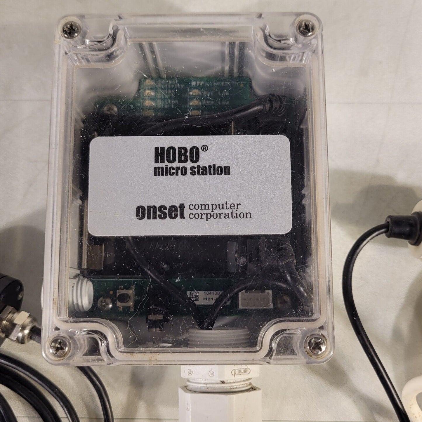 HOBO by Onset H21-002 Micro Station Data Logger W/ Temp Sensor A D PAR Sensor
