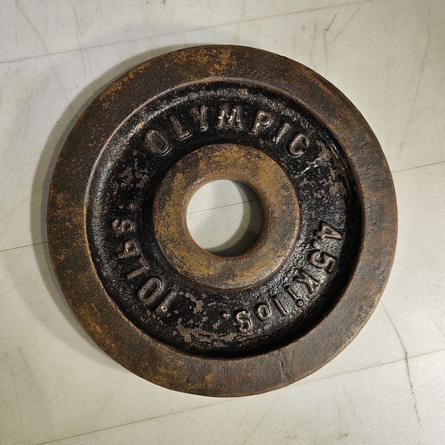 10lbs Olympic Barbell 2" Cast Iron Pre 4.5 Kilos