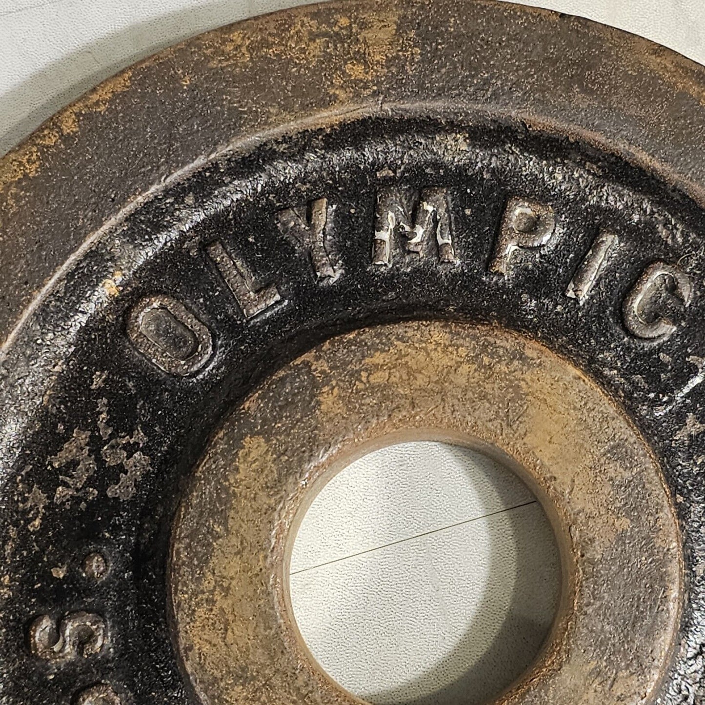 10lbs Olympic Barbell 2" Cast Iron Pre 4.5 Kilos