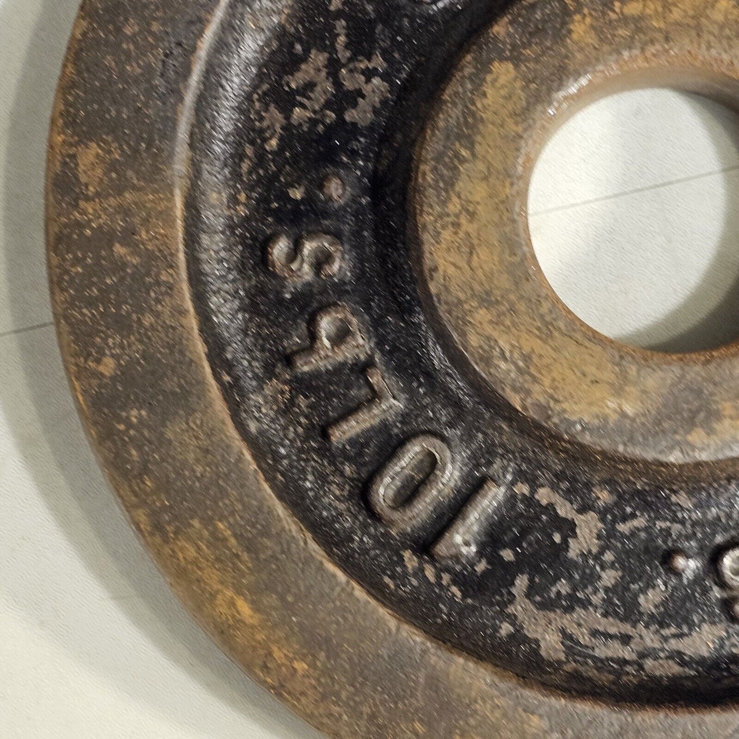 10lbs Olympic Barbell 2" Cast Iron Pre 4.5 Kilos
